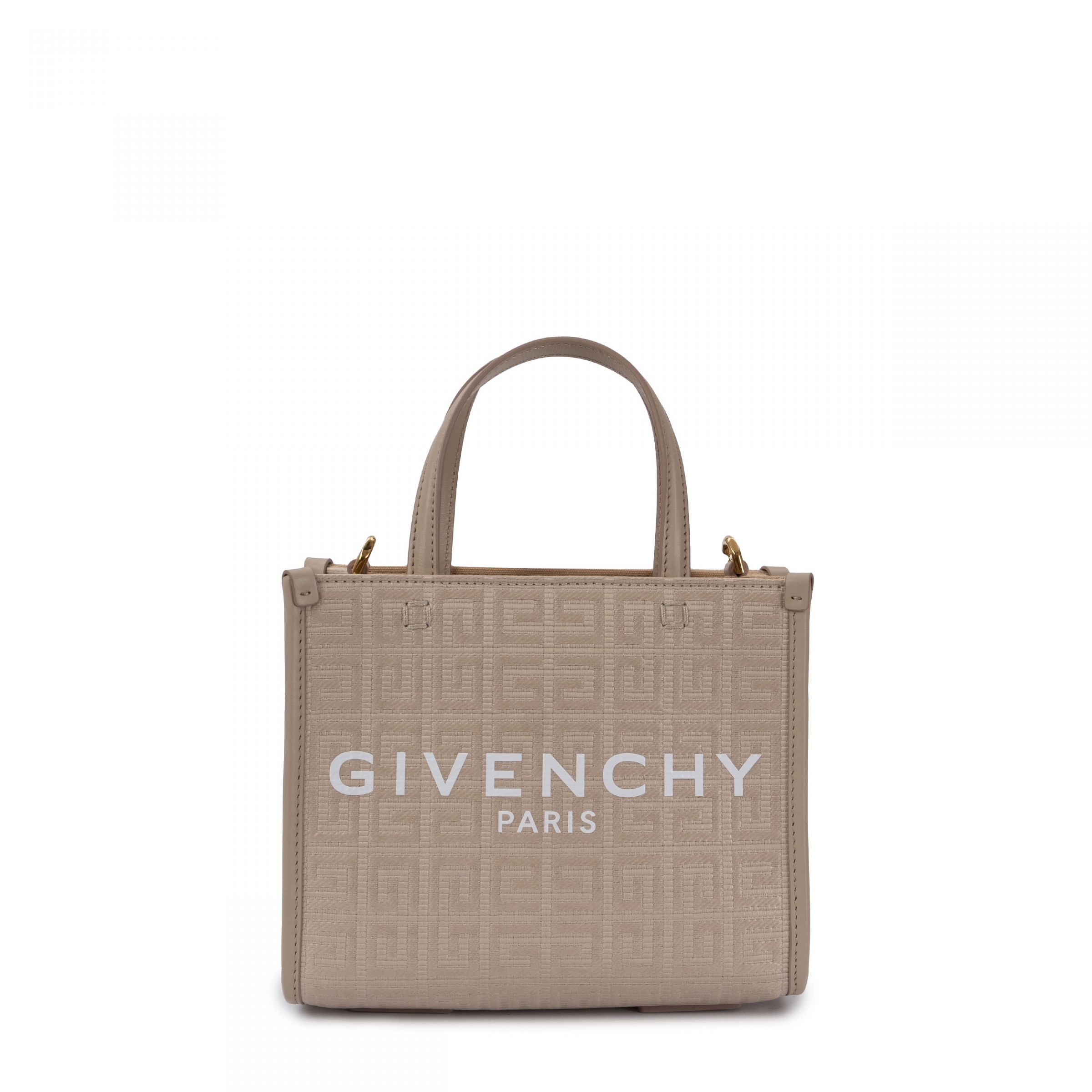 Сумка Givenchy Mini G Tote бежевая