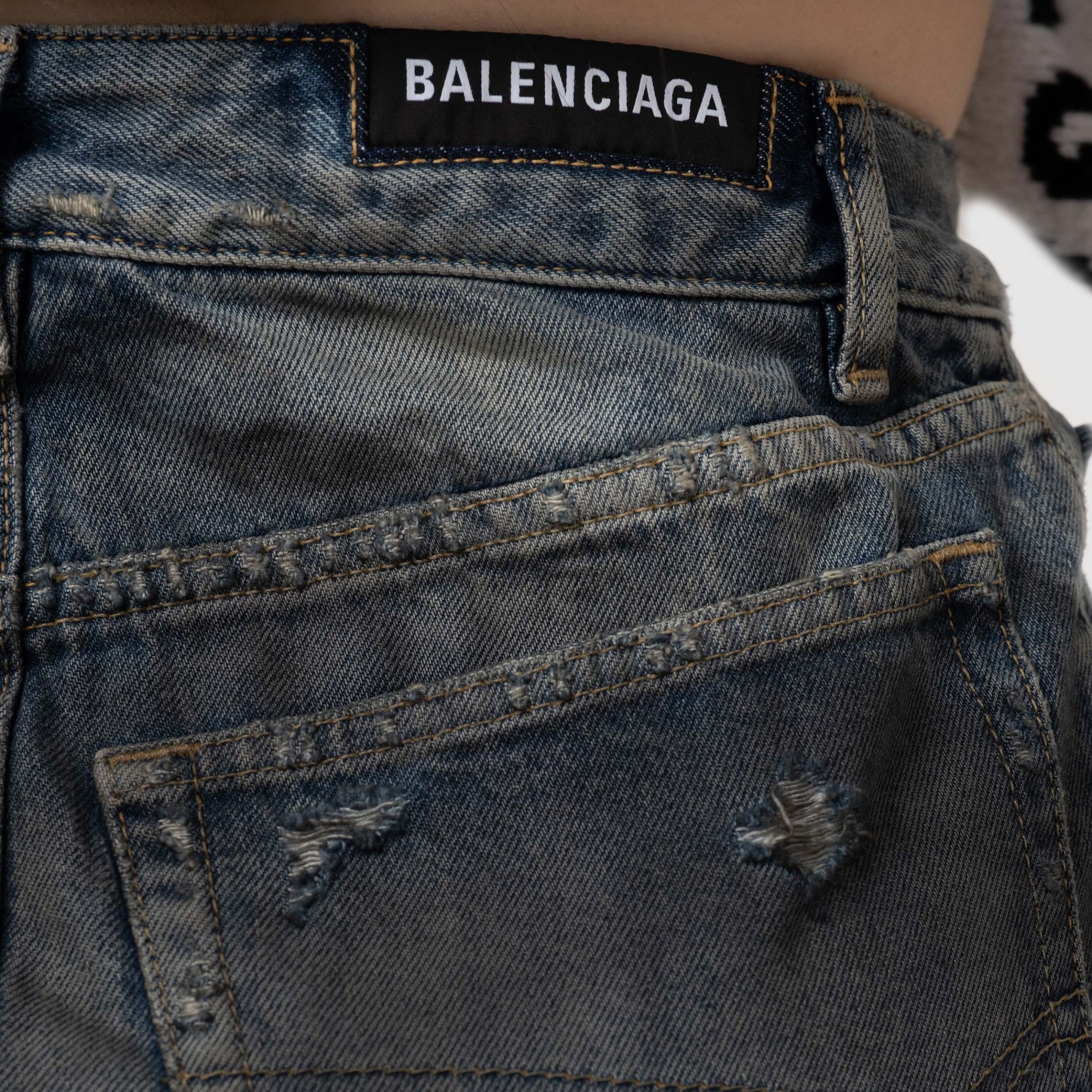 Юбка Balenciaga синяя