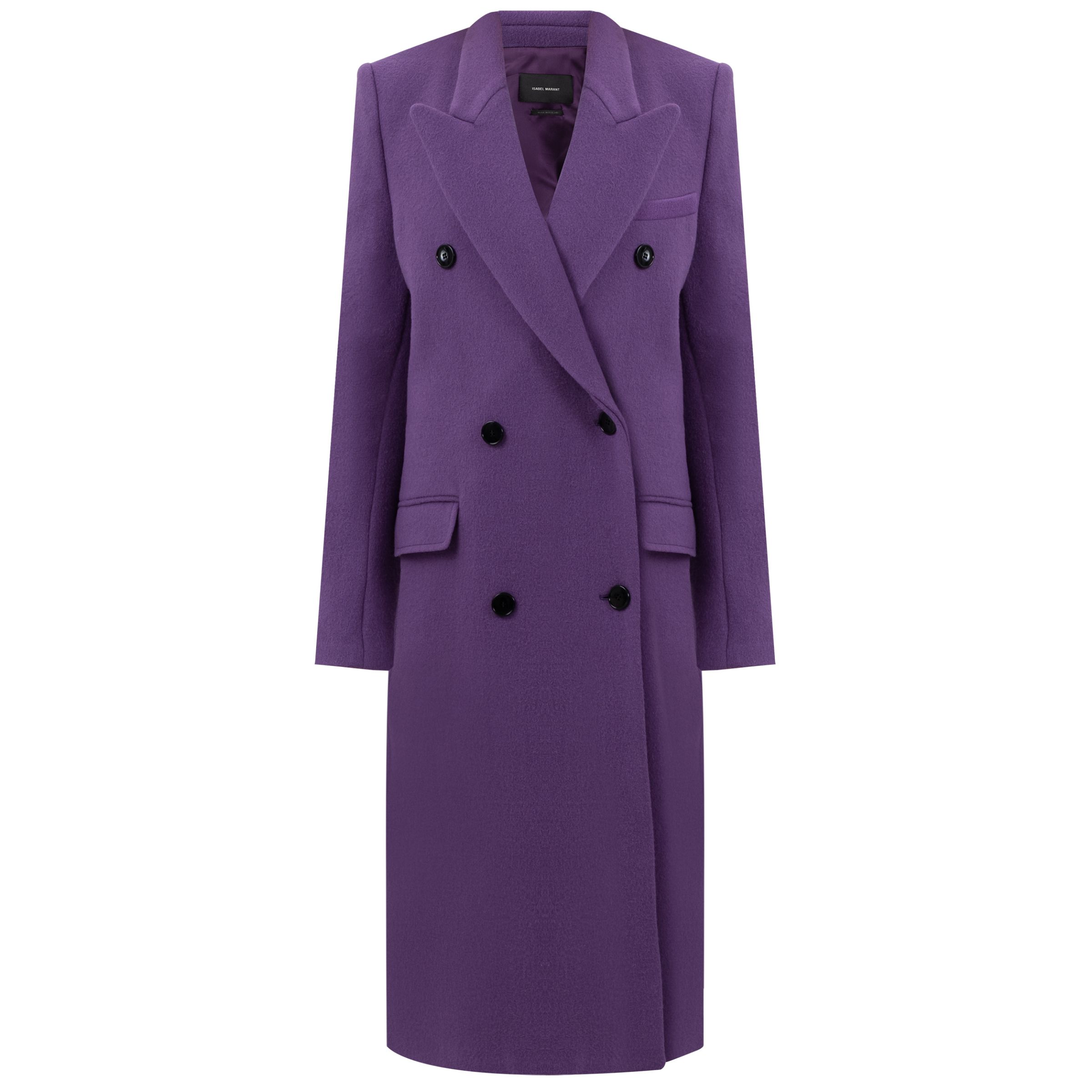 Пальто Isabel Marant фиолетовое