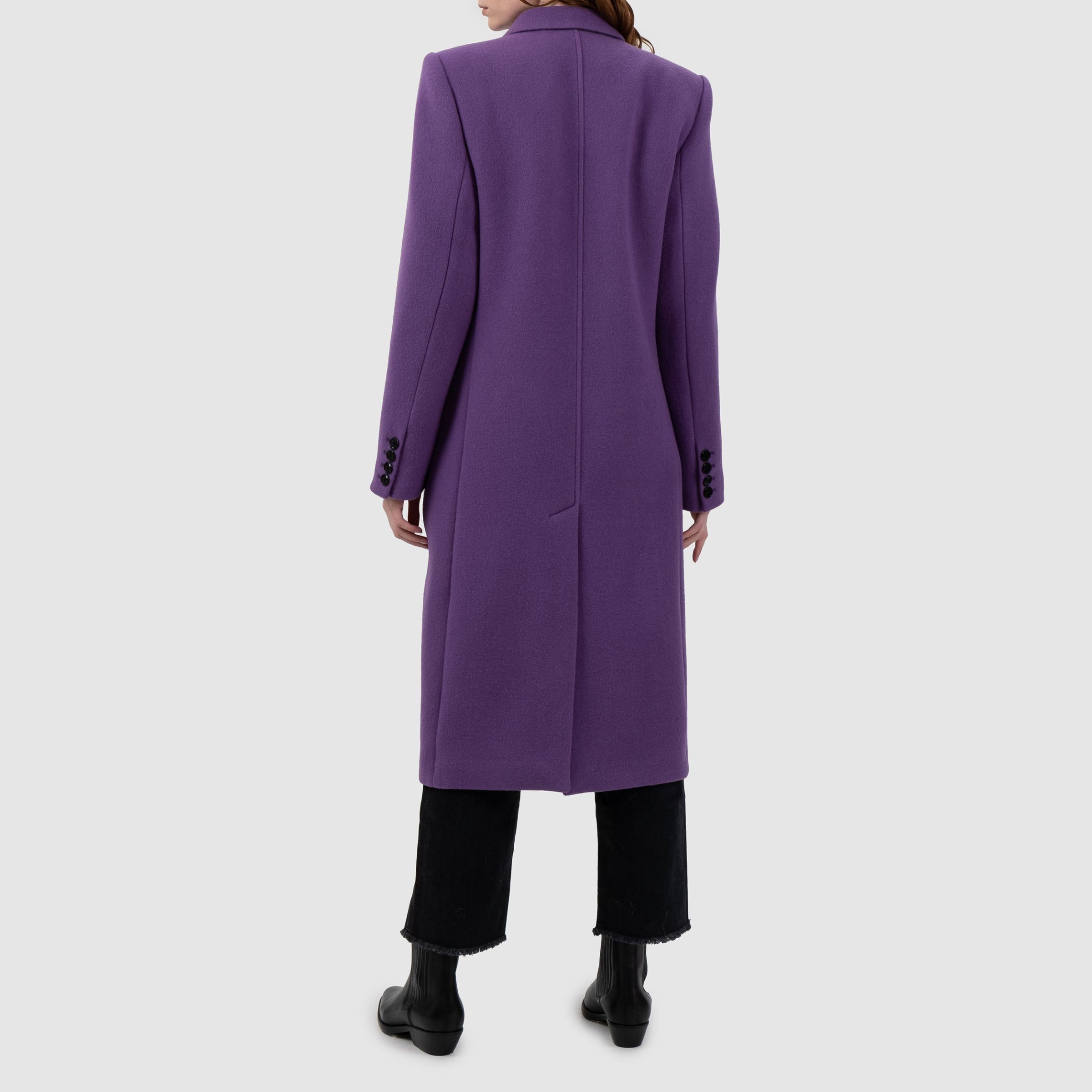 Пальто Isabel Marant фиолетовое