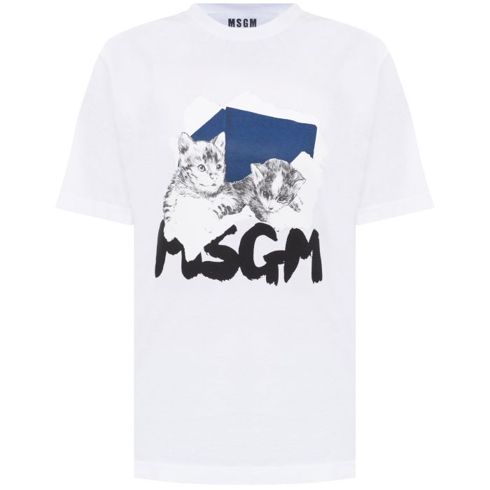 Футболка MSGM белая