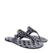 Шлепанцы Tory Burch Miller Metal-Logo темно-синие