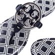 Шлепанцы Tory Burch Miller Metal-Logo темно-синие
