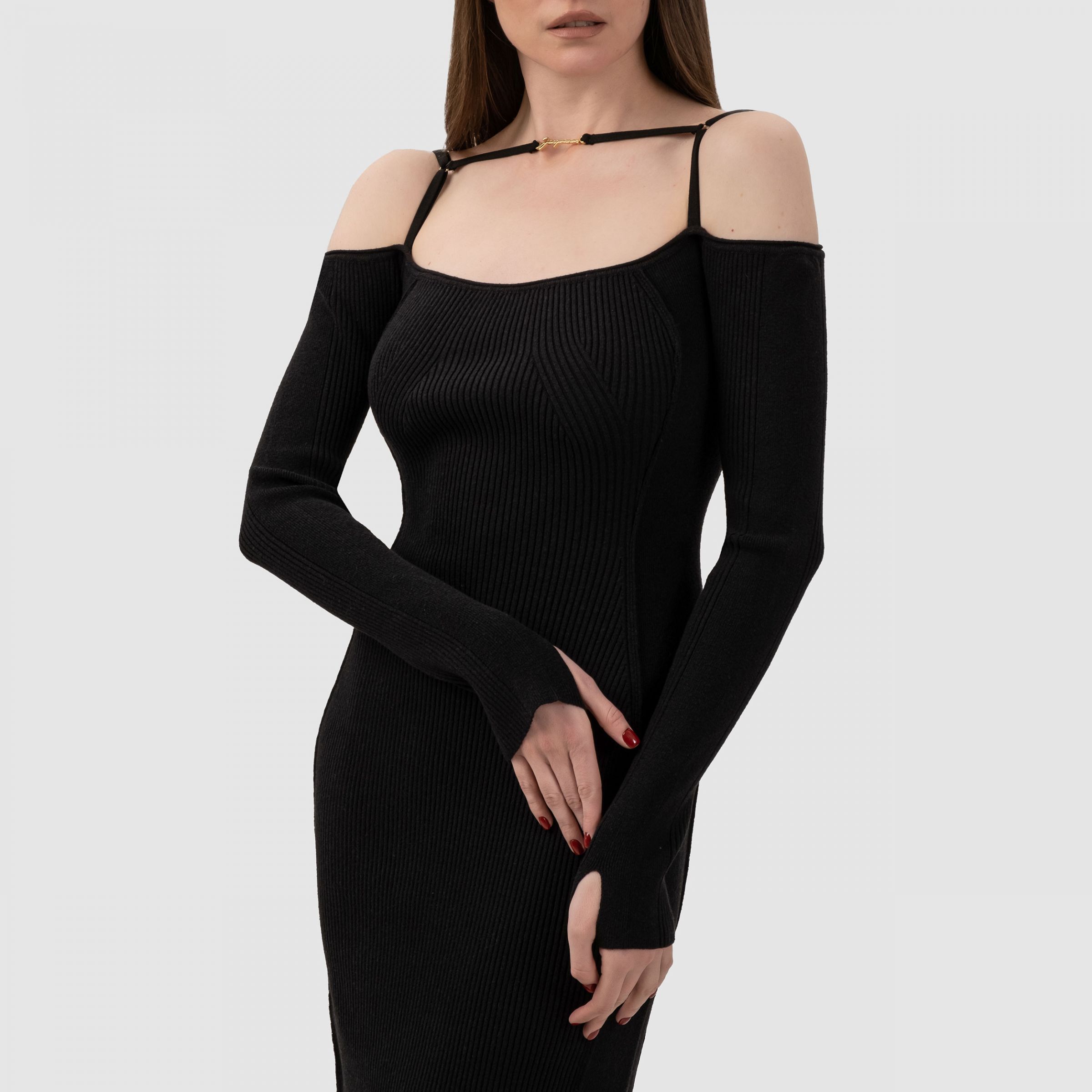 Платье Jacquemus черное