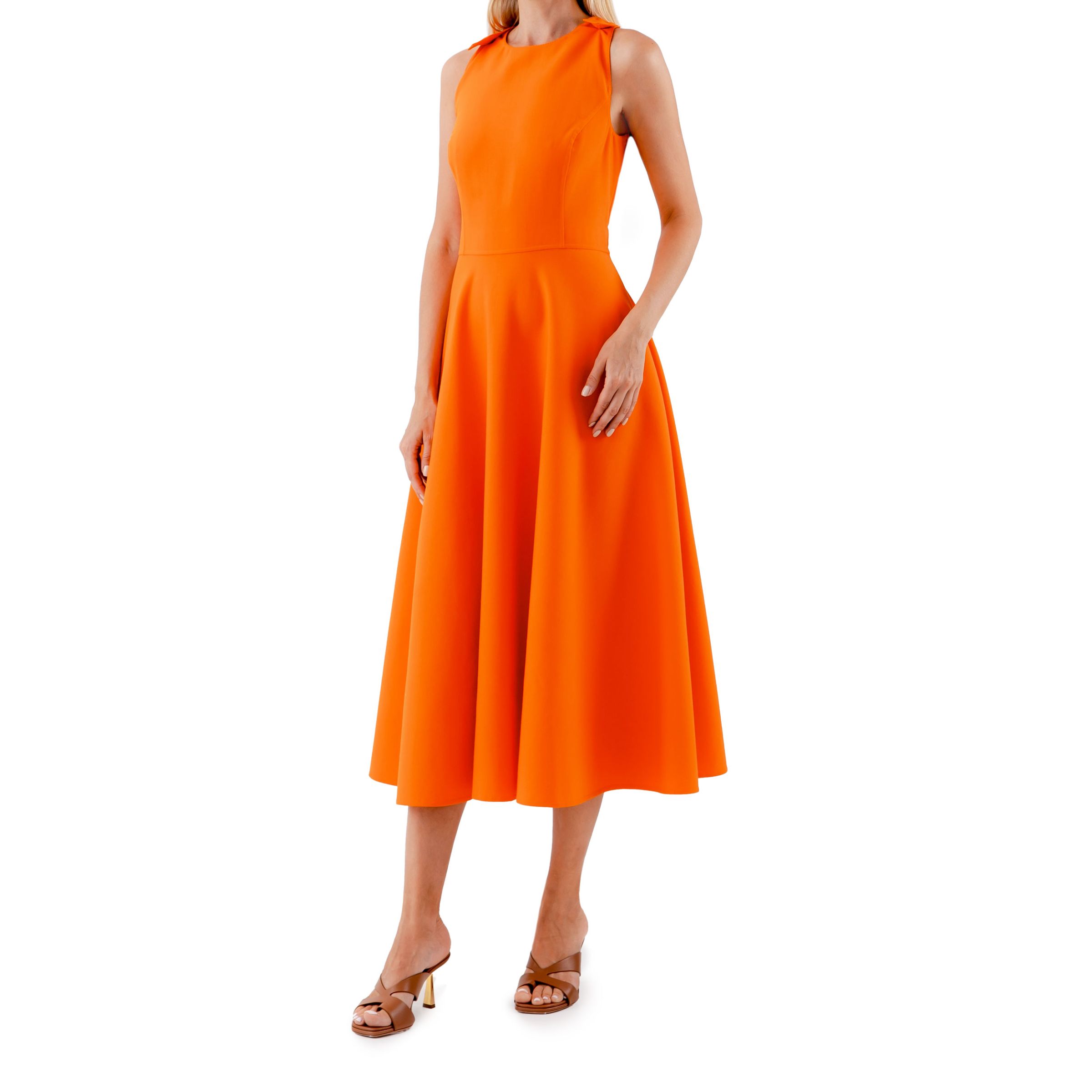 Платье Oscar de la Renta оранжевое