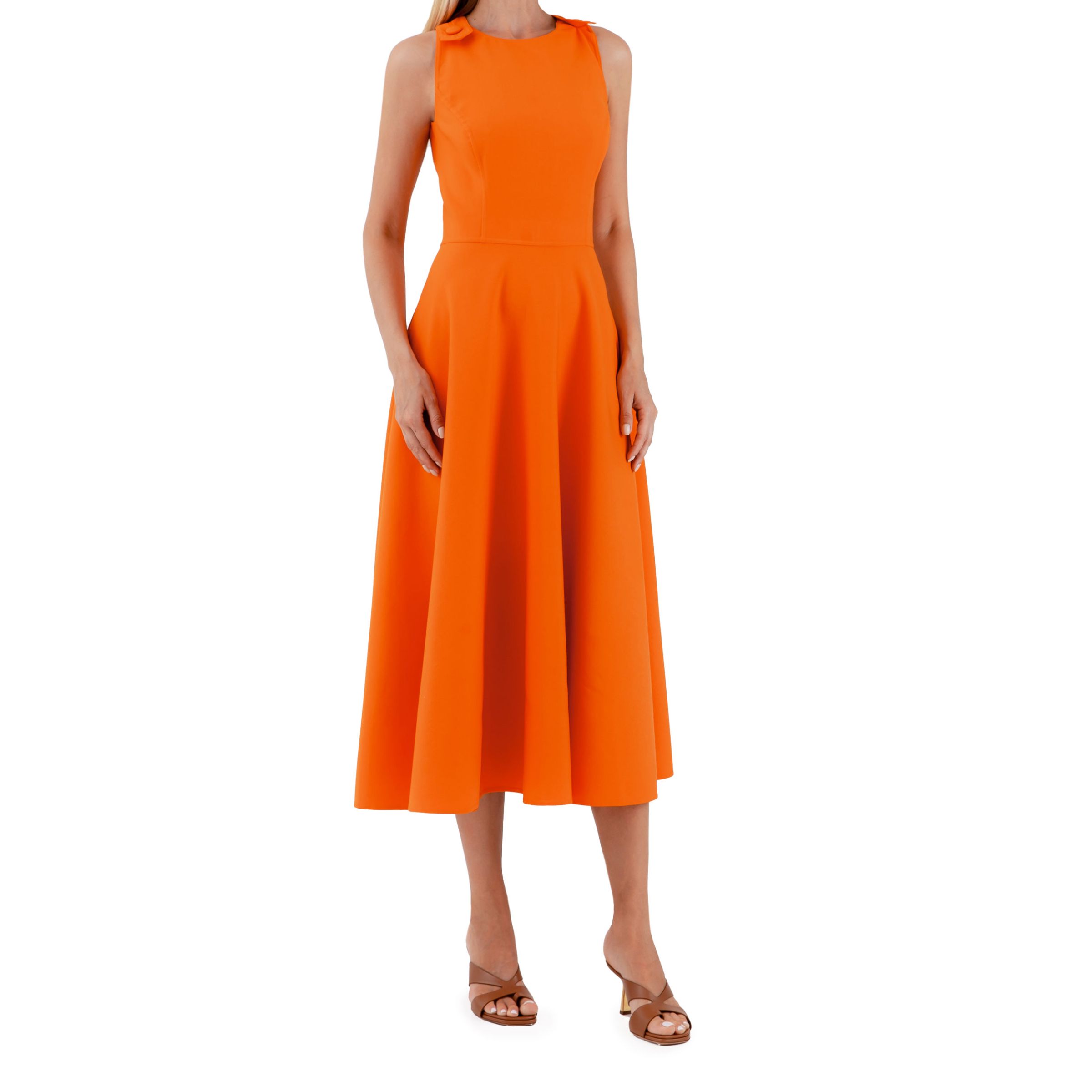Платье Oscar de la Renta оранжевое