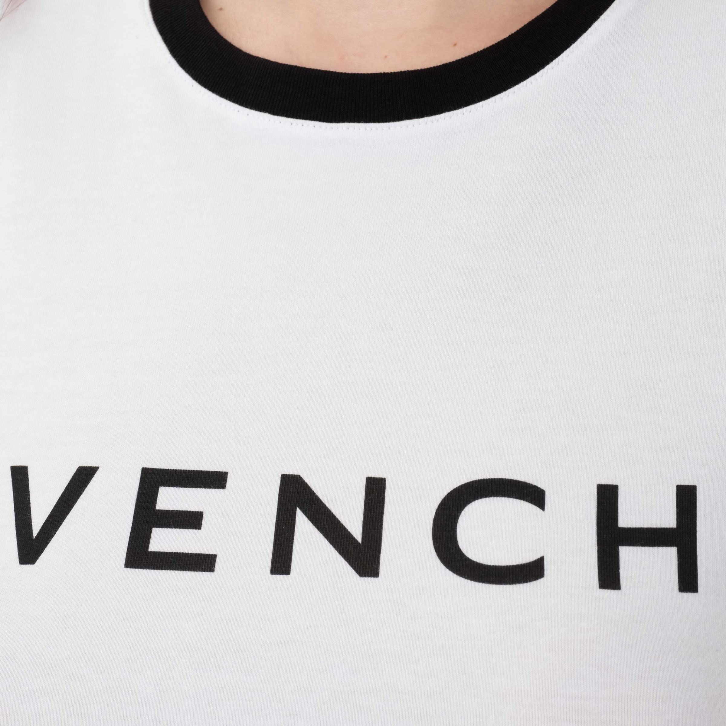 Футболка Givenchy бело-черная