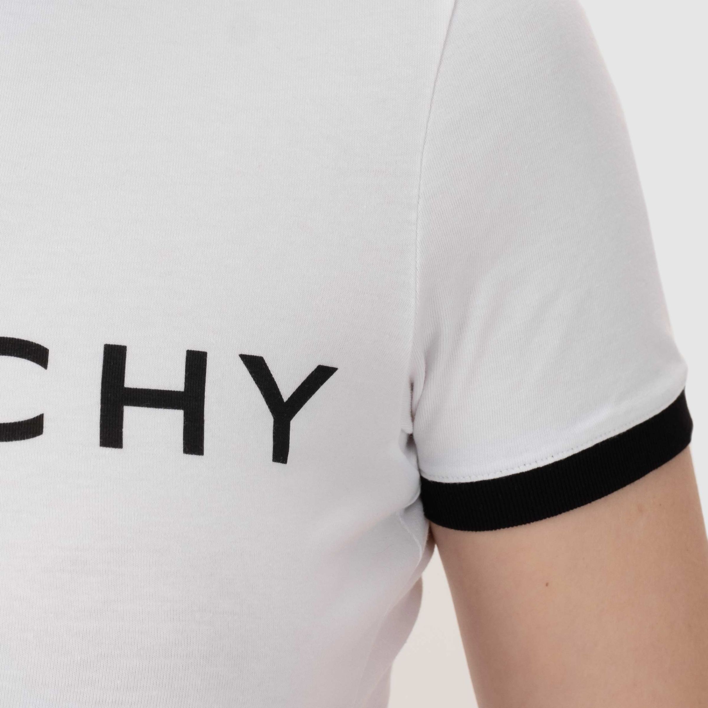 Футболка Givenchy бело-черная