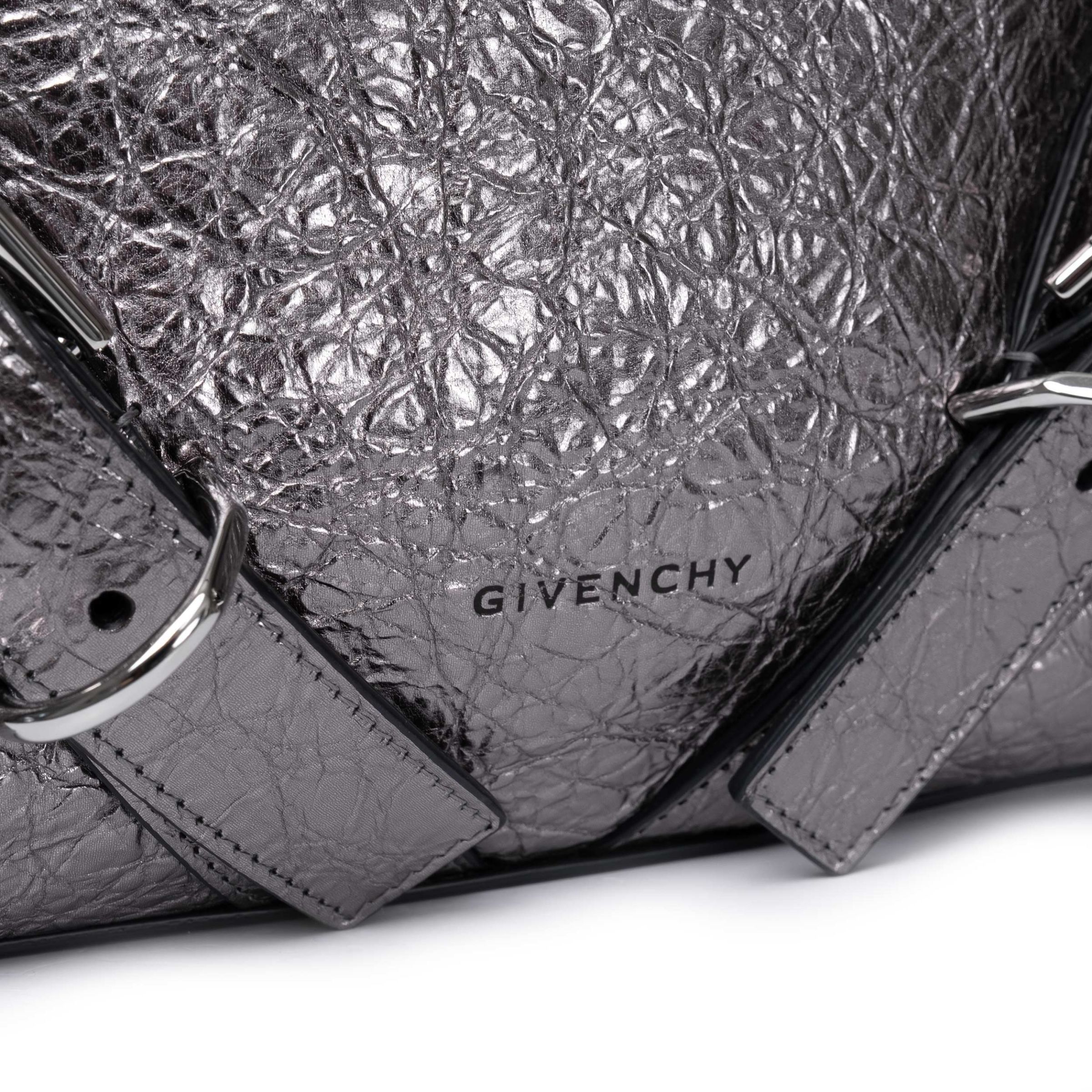 Сумка Givenchy Voyou серебряная