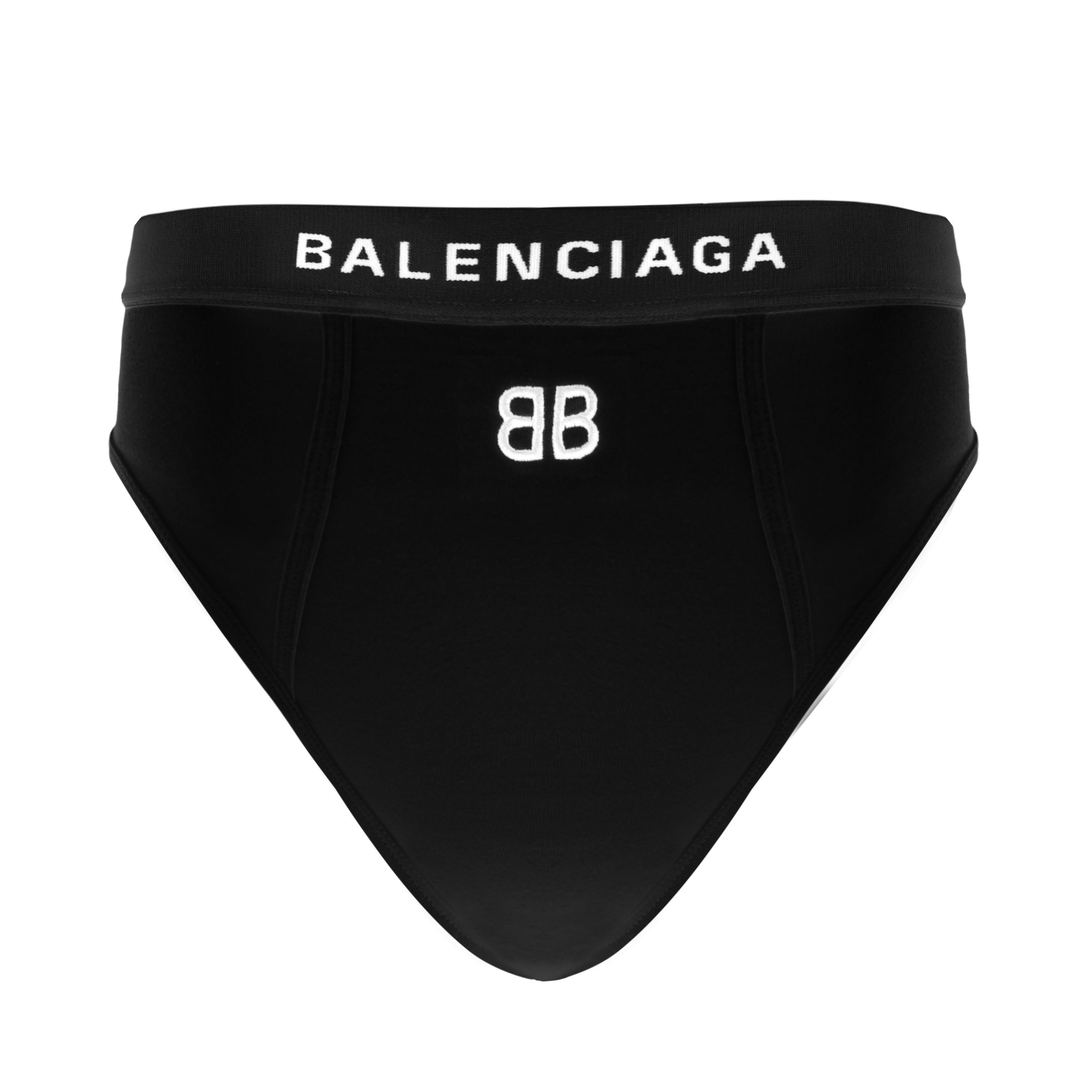 Трусы брифы Balenciaga черные