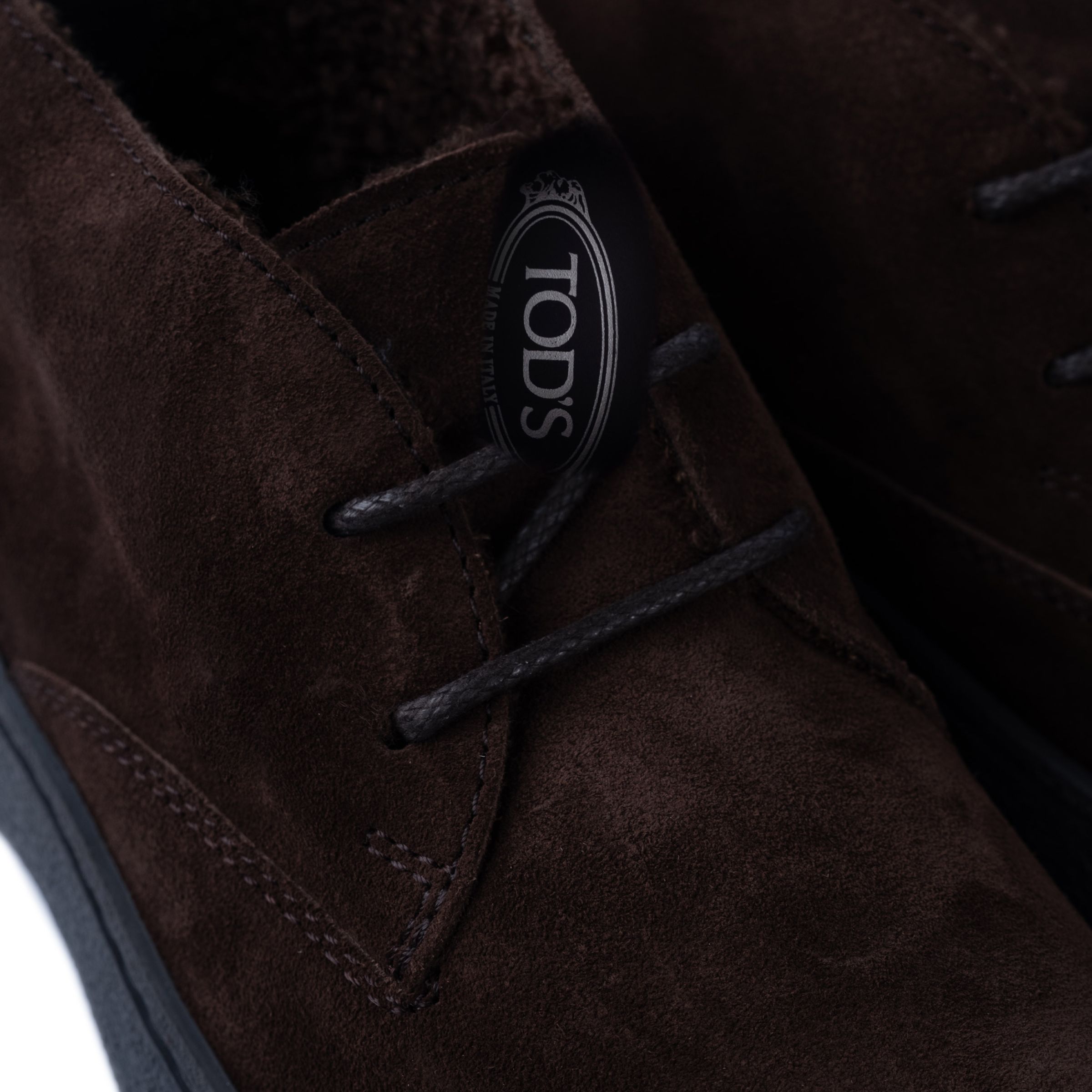 Ботинки Tod`s темно-коричневые