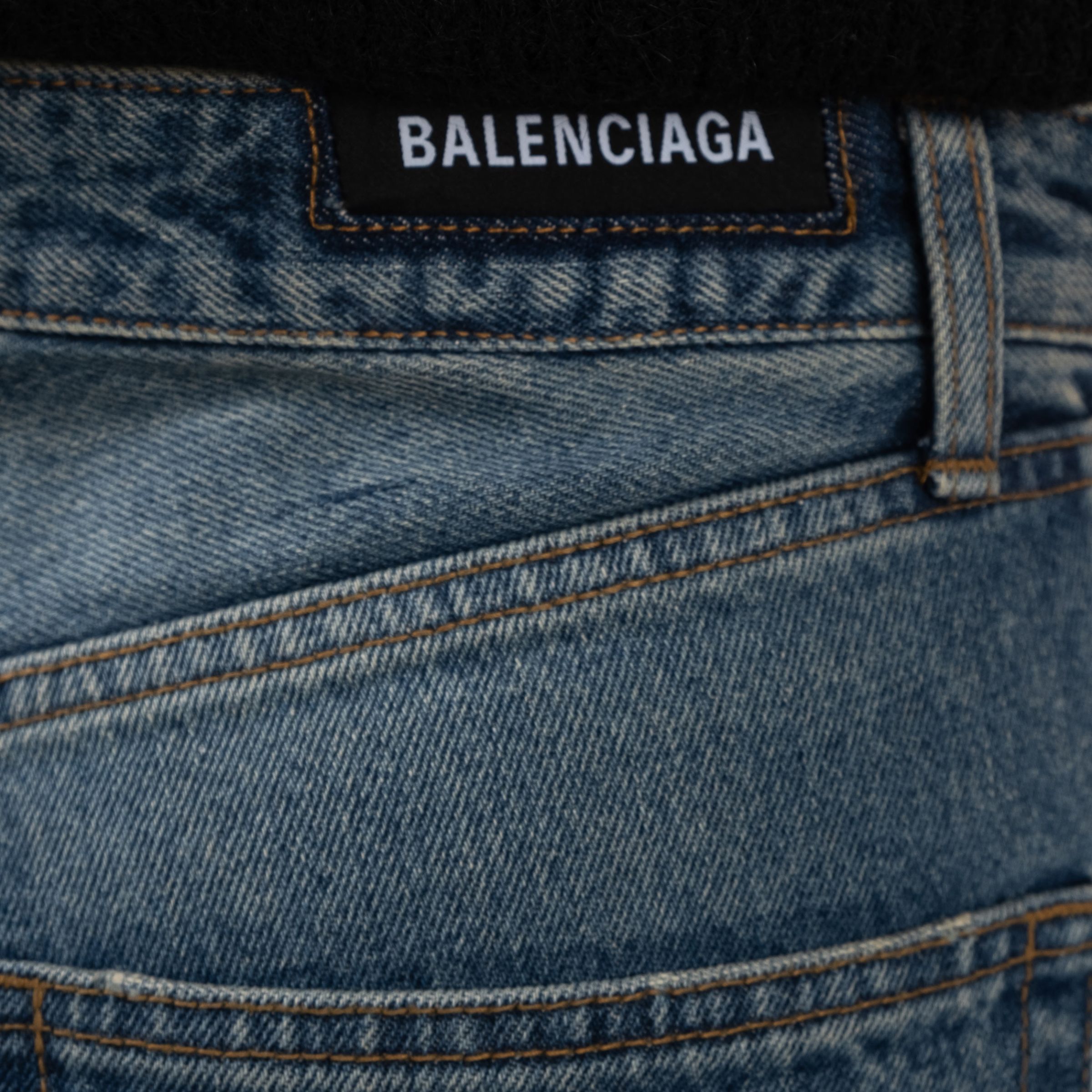 Джинсы Balenciaga синие