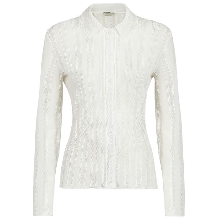Блуза Fendi біла