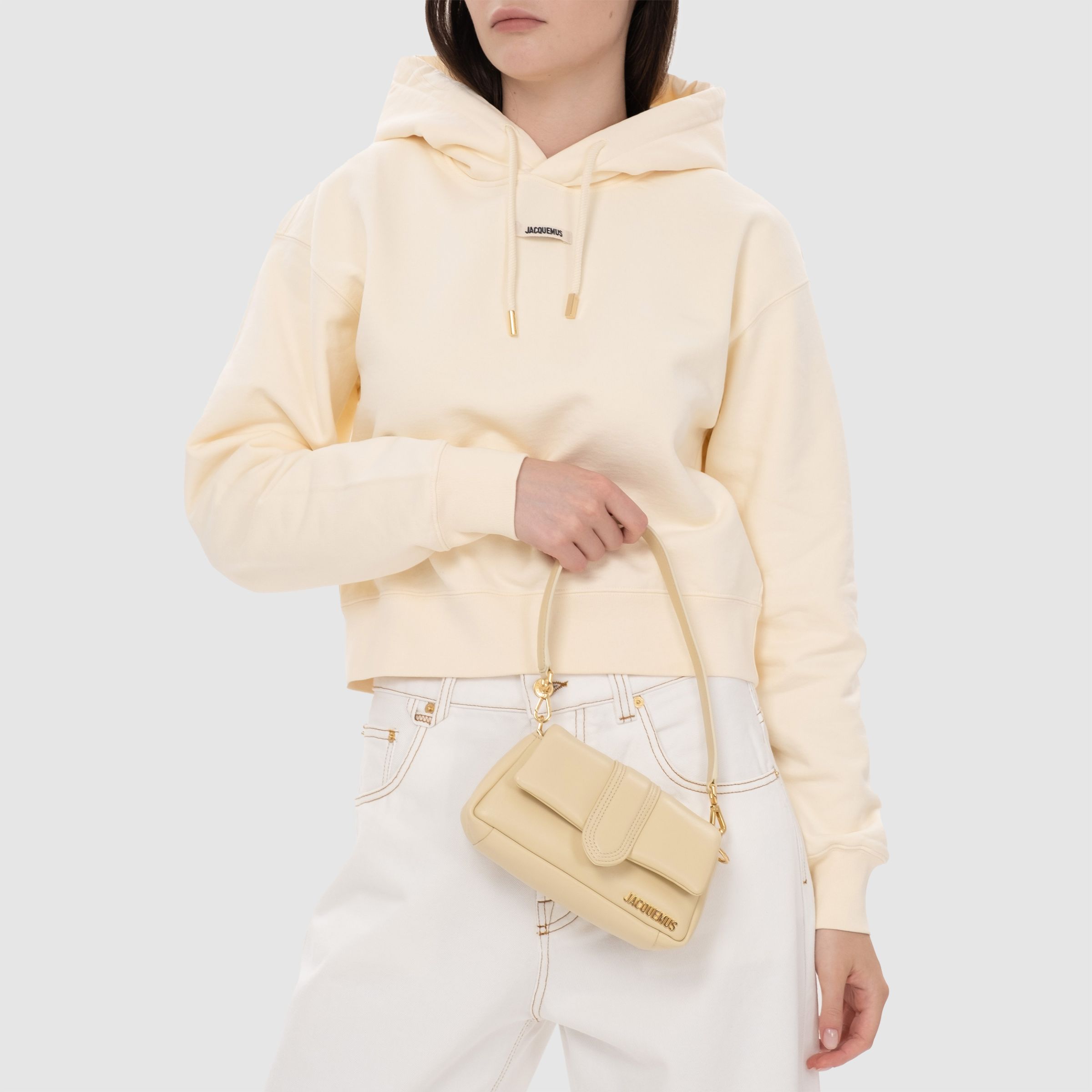 Сумка Jacquemus Le Petit Bambimou молочна