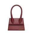 Сумка Jacquemus Le Chiquito Moyen бордовая