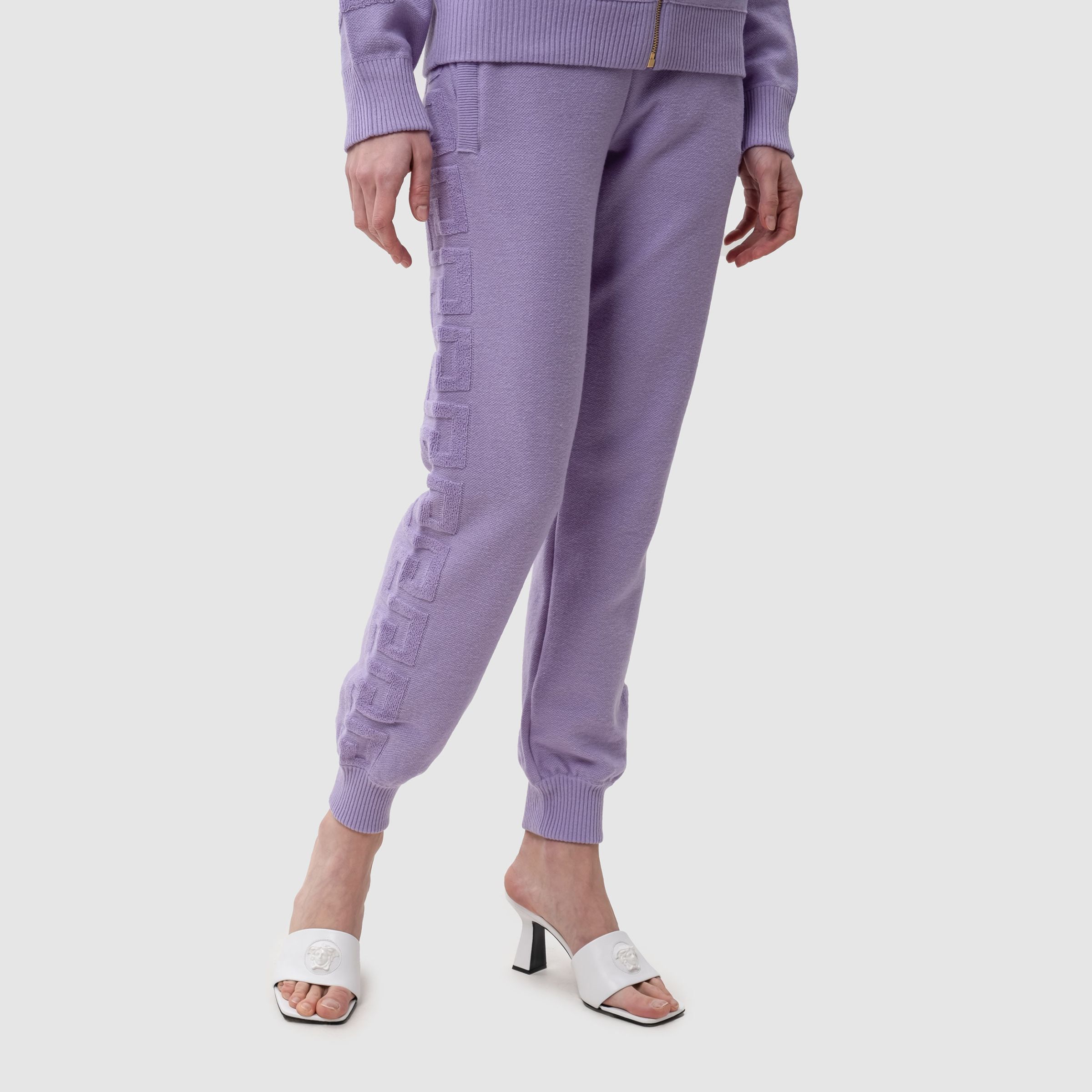 Спортивные брюки Versace лиловые