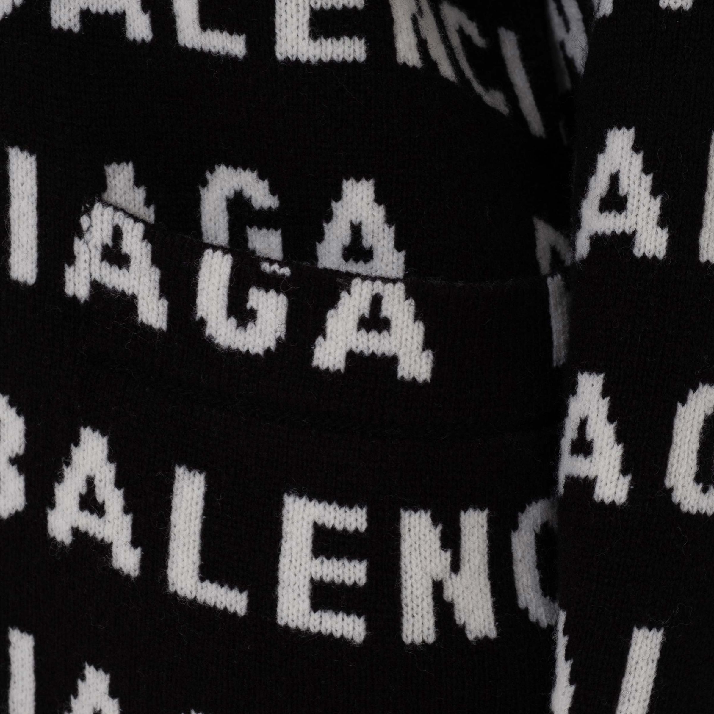 Кардиган Balenciaga чорно-білий