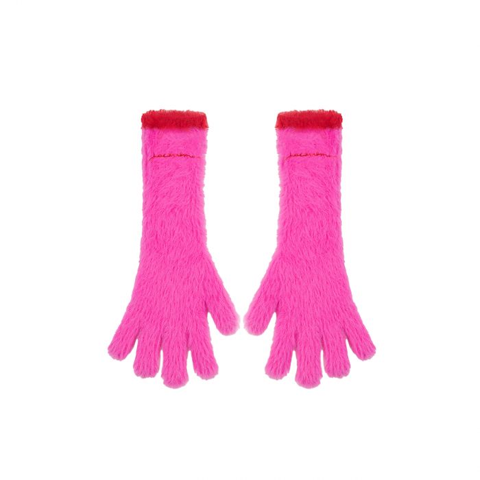 Перчатки Jacquemus Neve розовые