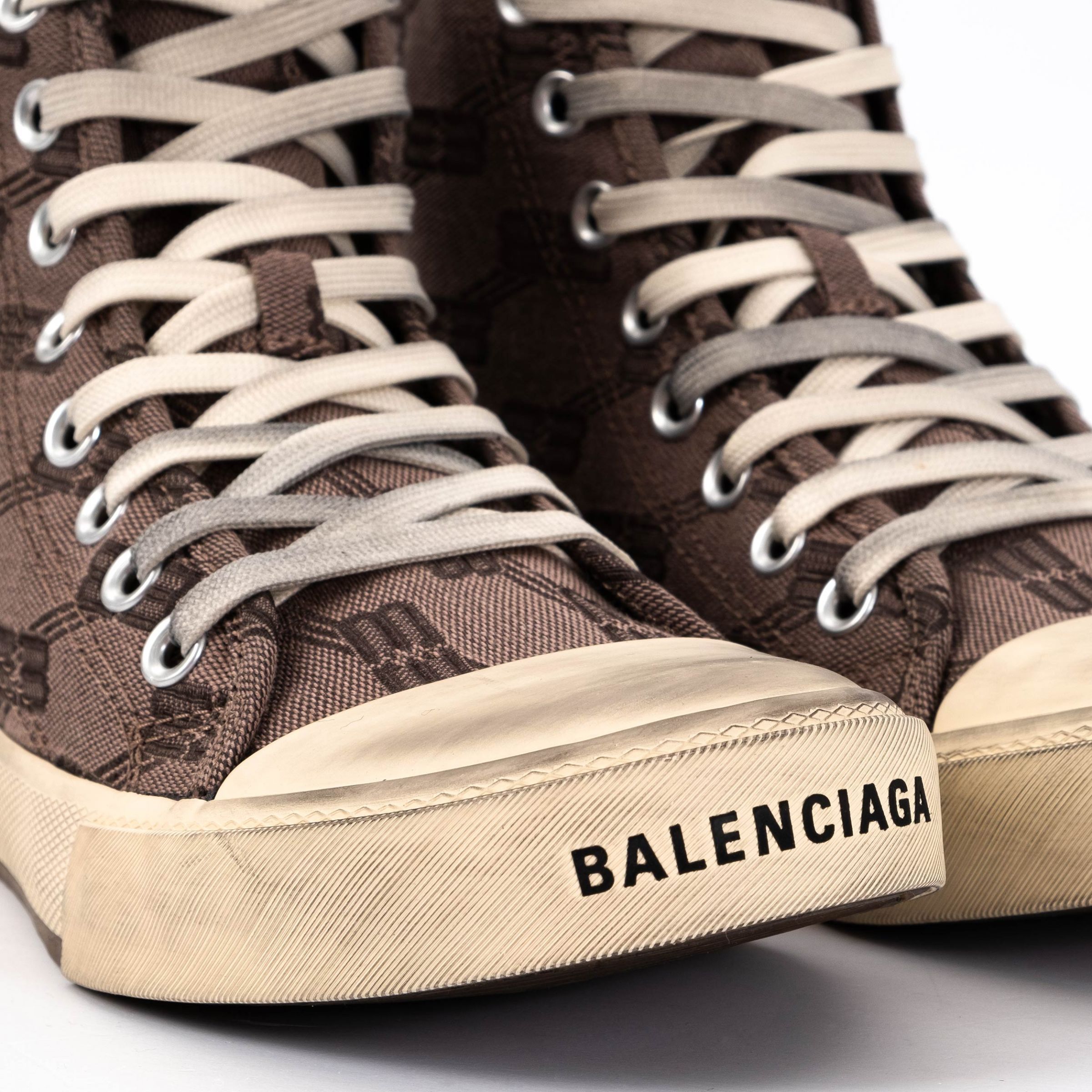 Кеды Balenciaga Trainers  коричневые