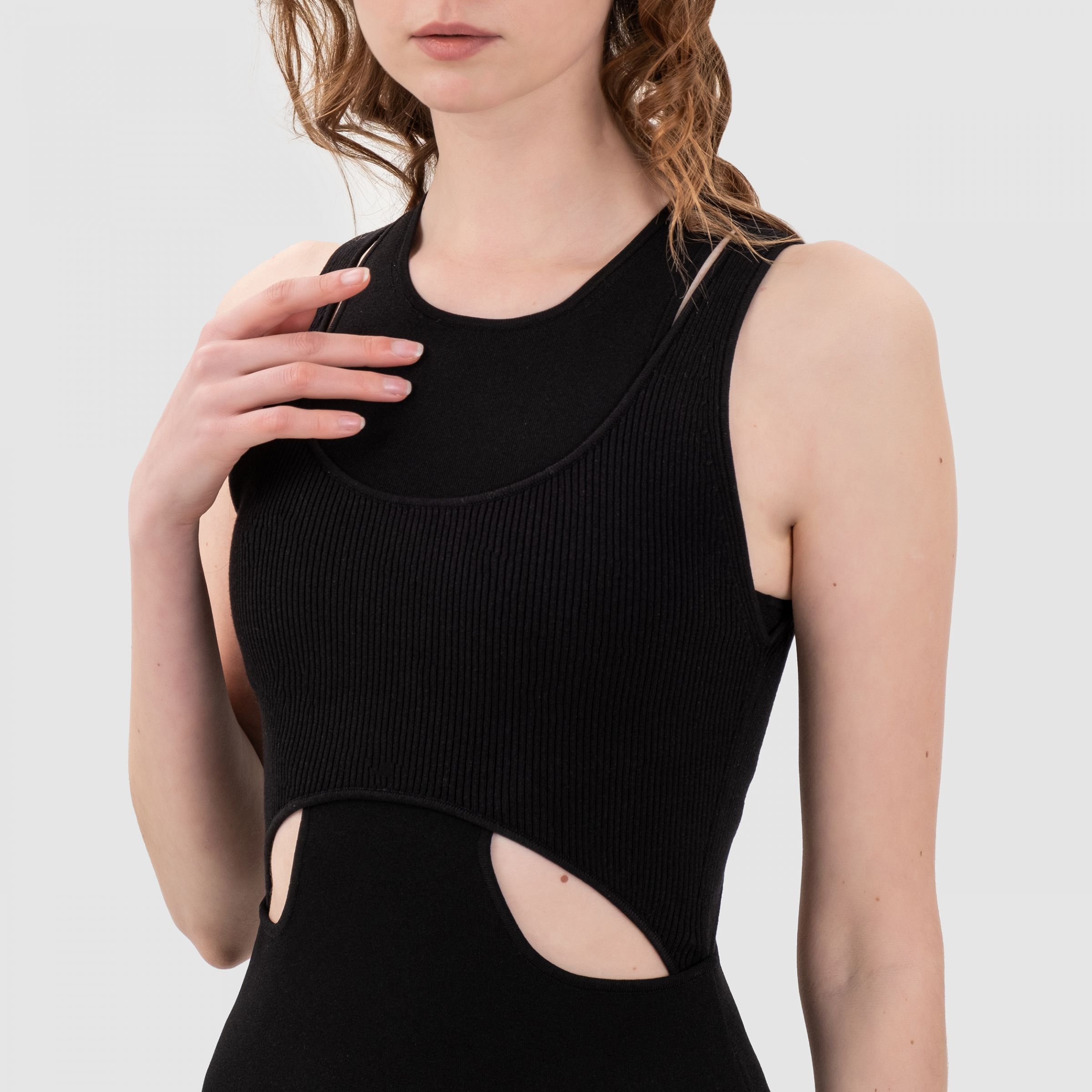 Платье Dion Lee черное