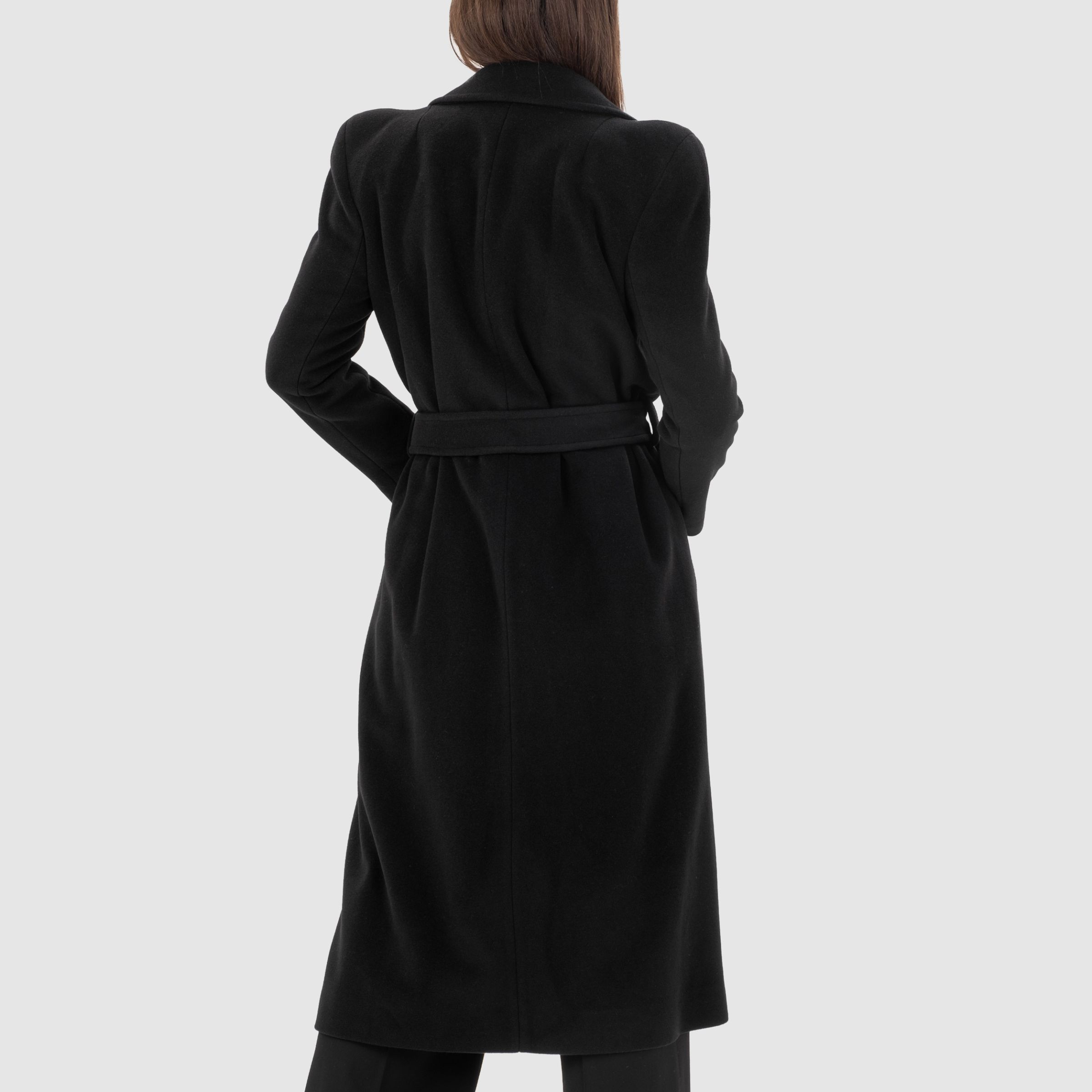 Пальто Balenciaga черное