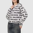 Светр Balenciaga Logo Intarsia білий