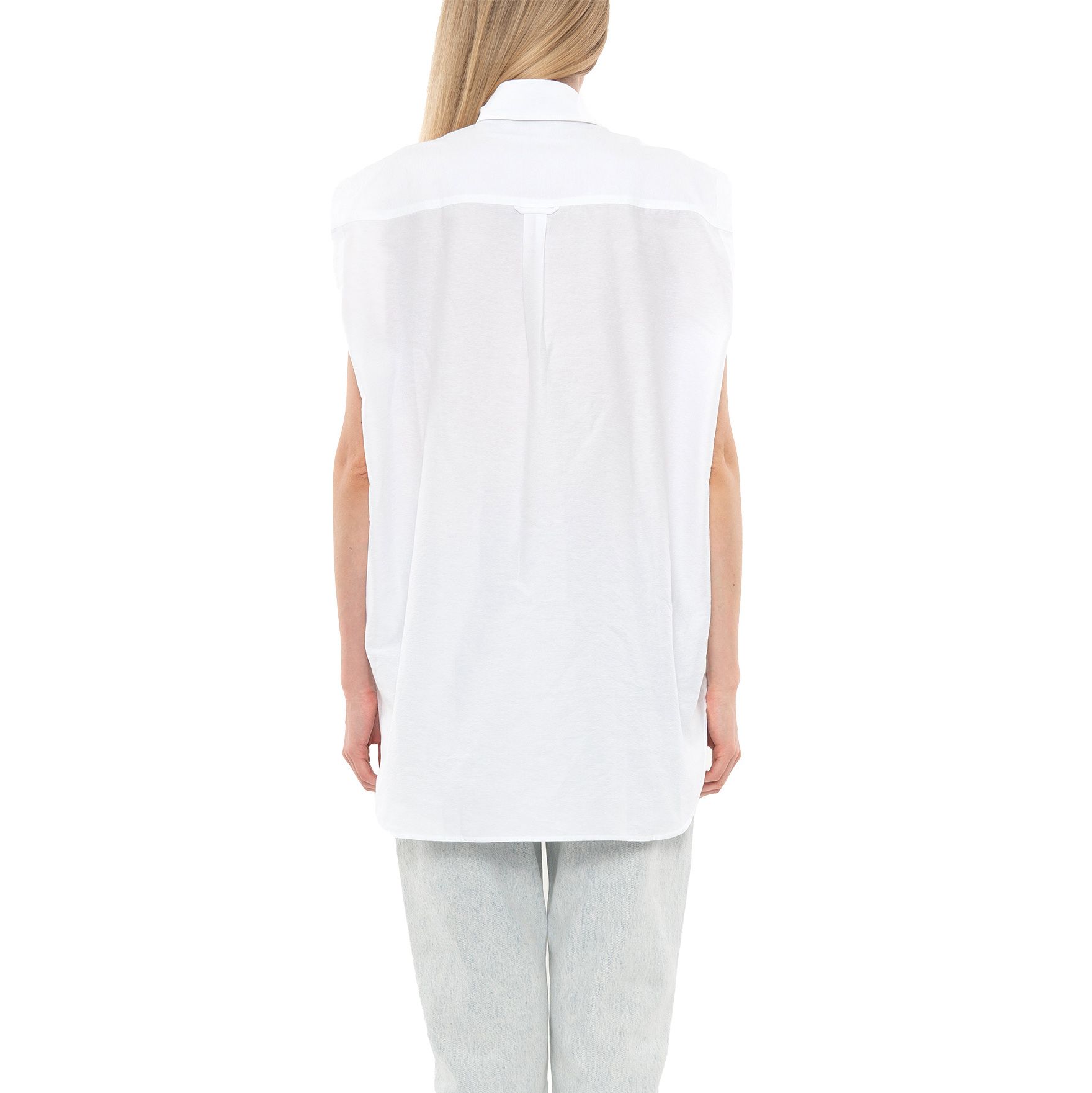 Рубашка с короткими рукавами Acne Studios белая