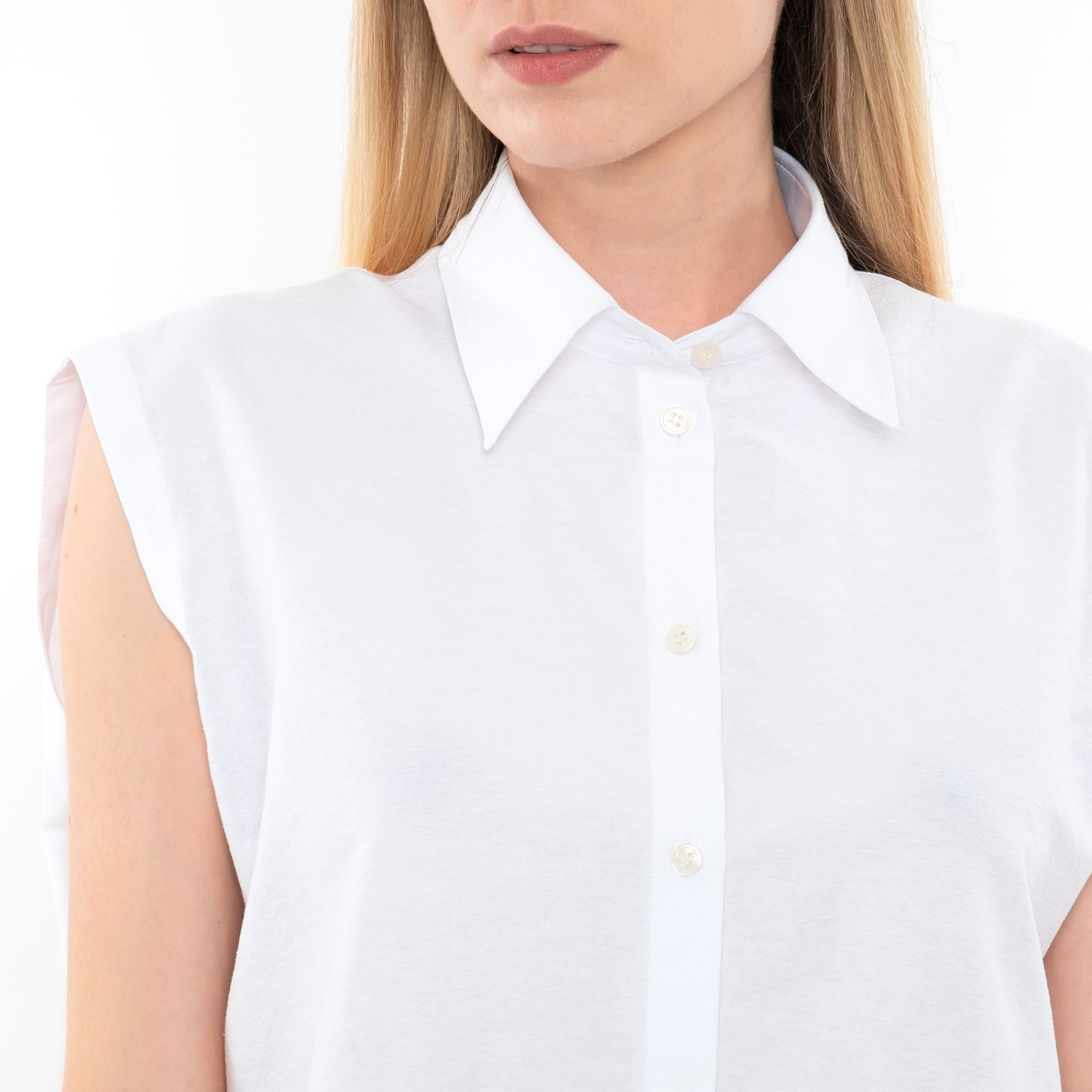 Рубашка с короткими рукавами Acne Studios белая