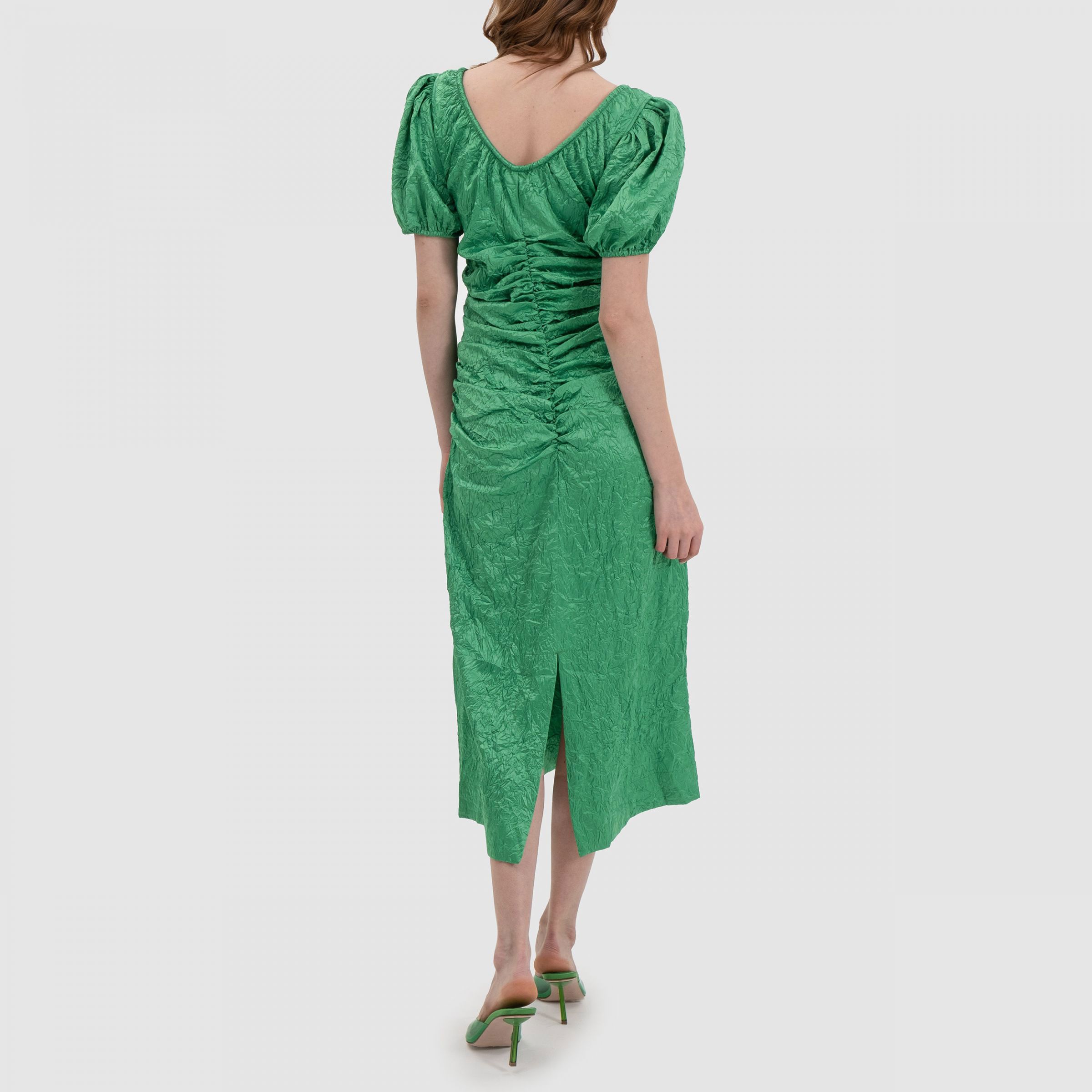 Платье Ganni зеленое
