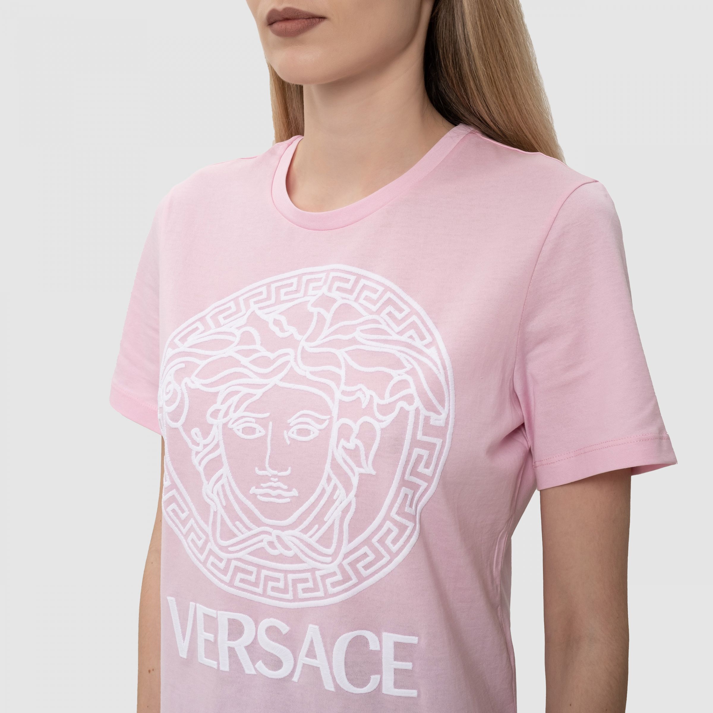Футболка Versace розовая