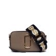 Сумка Marc Jacobs The Logo Strap Snapshot кофейная