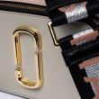 Сумка Marc Jacobs The Logo Strap Snapshot светло-бежевая