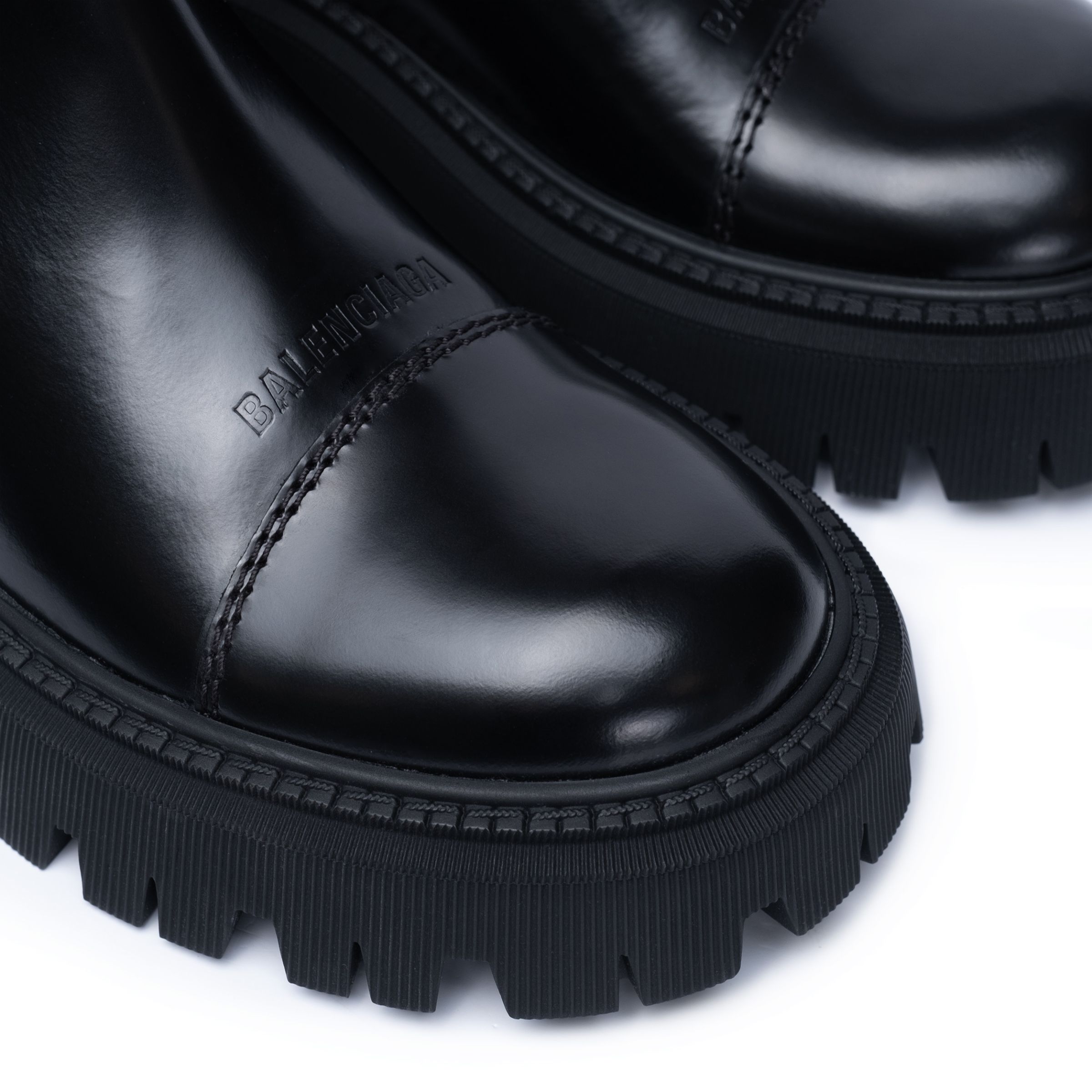 Ботинки Balenciaga TRACTOR черные