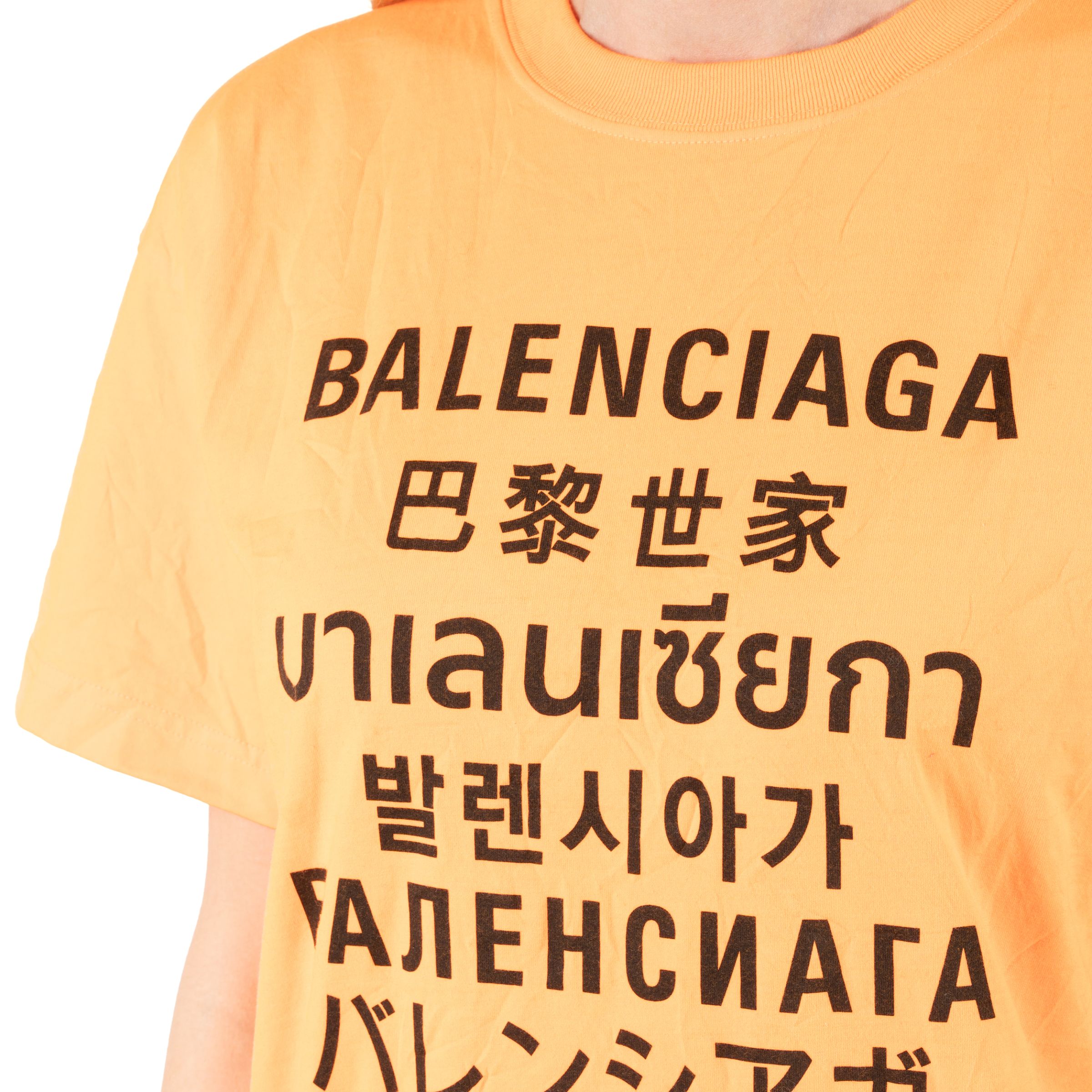 Футболка Balenciaga помаранчева