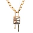 Ожерелье Givenchy Lock золотое