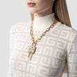 Ожерелье Givenchy Lock золотое
