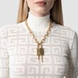 Ожерелье Givenchy Lock золотое