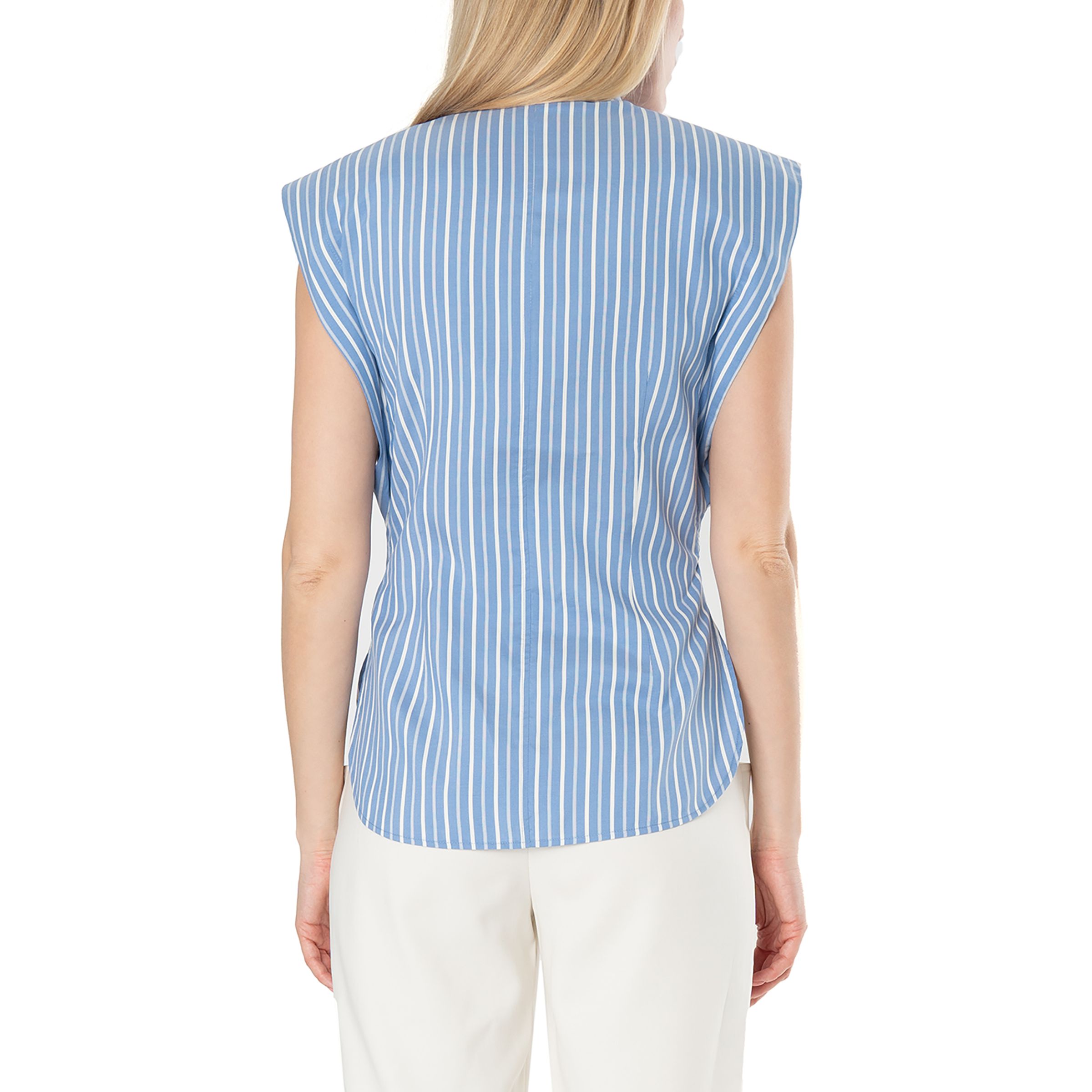 Рубашка с короткими рукавами Isabel Marant Enza голубая