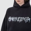 Худи Balenciaga Slime Wide черное