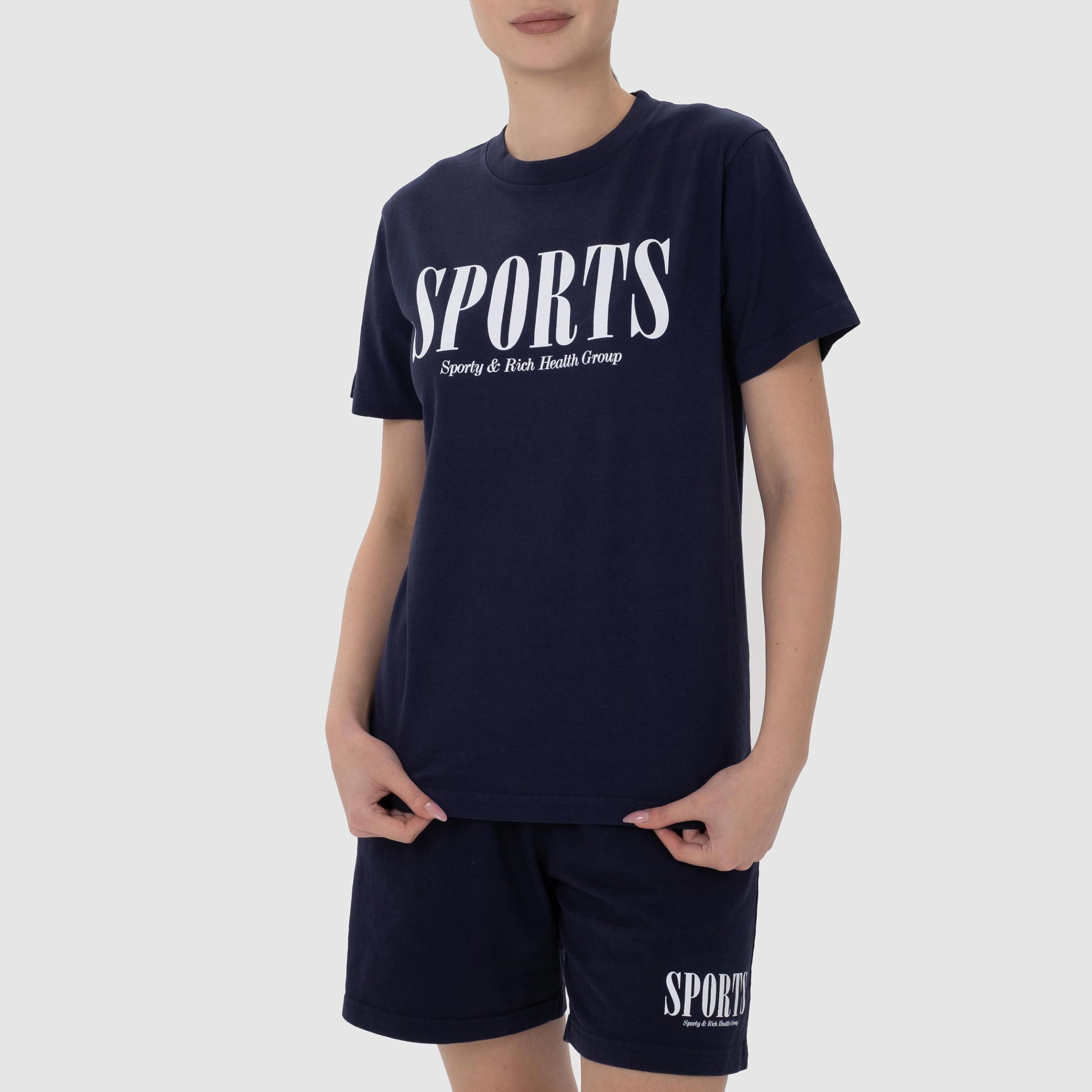 Спортивный костюм Sporty&Rich темно-синий