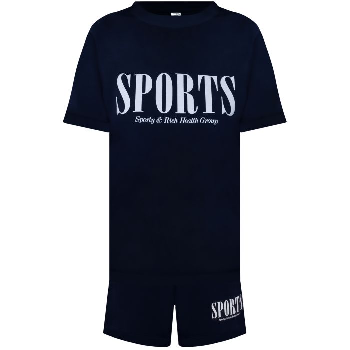 Спортивный костюм Sporty&Rich темно-синий