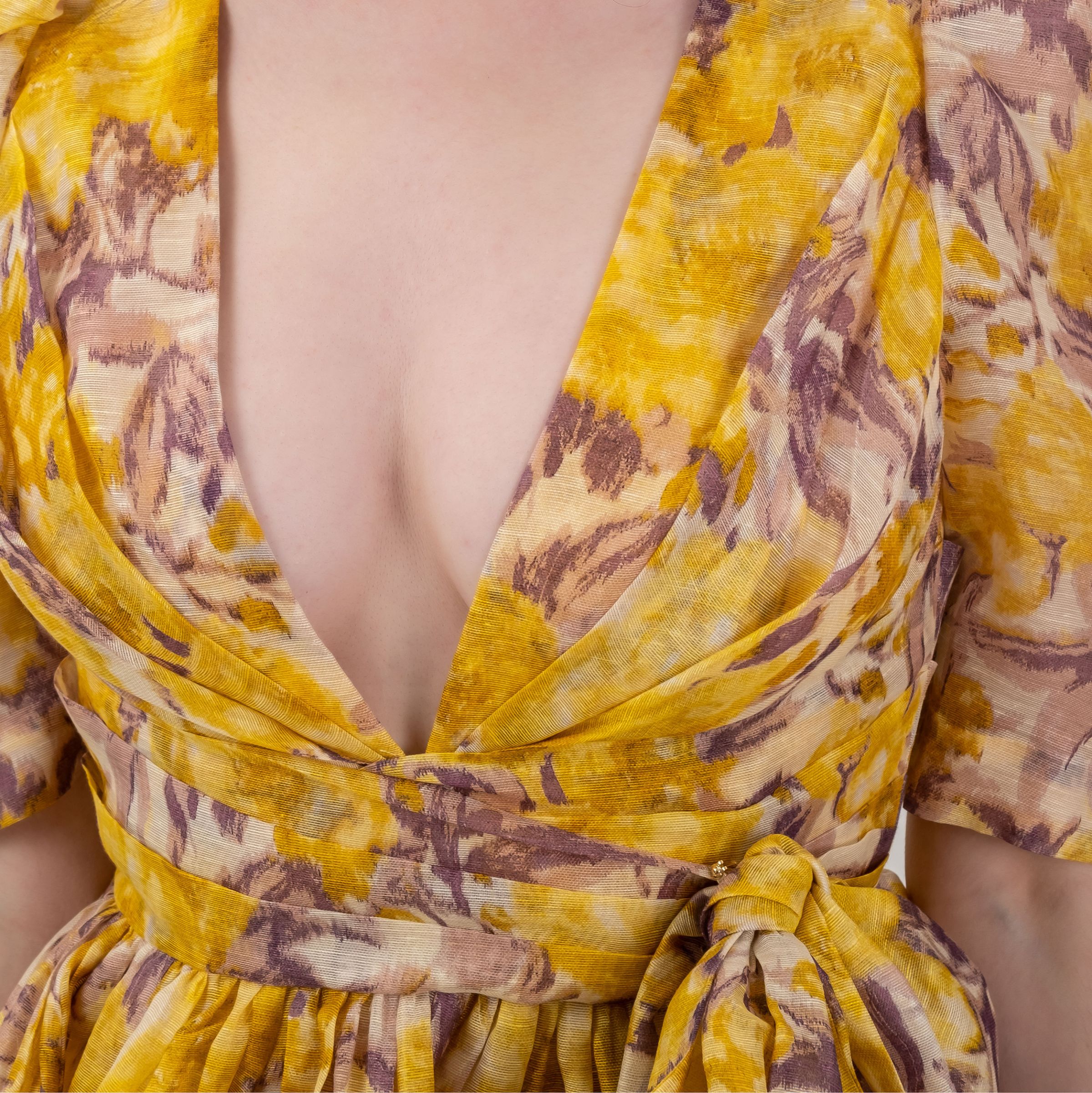 Платье Zimmermann желтое