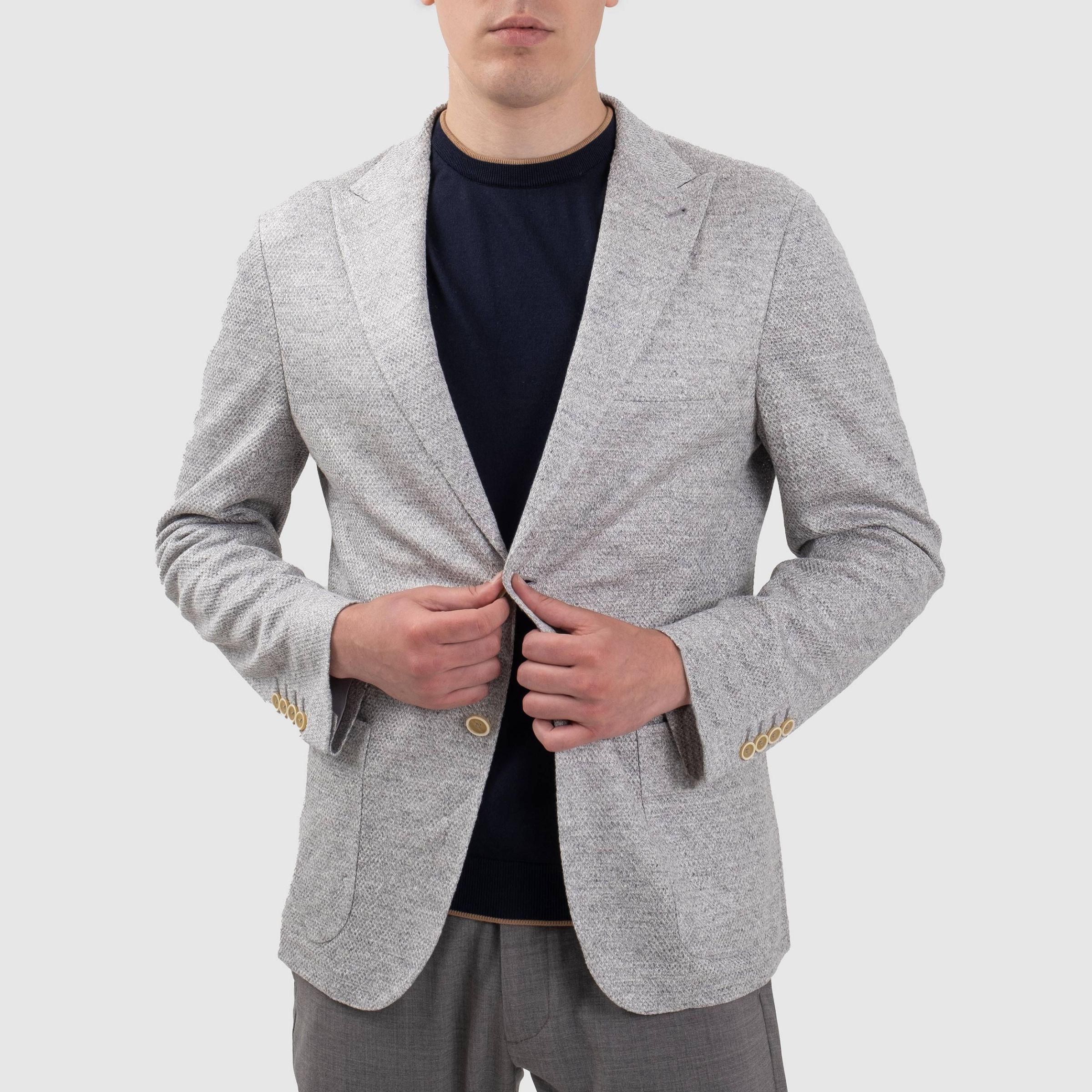 Пиджак Eleventy светло-серый