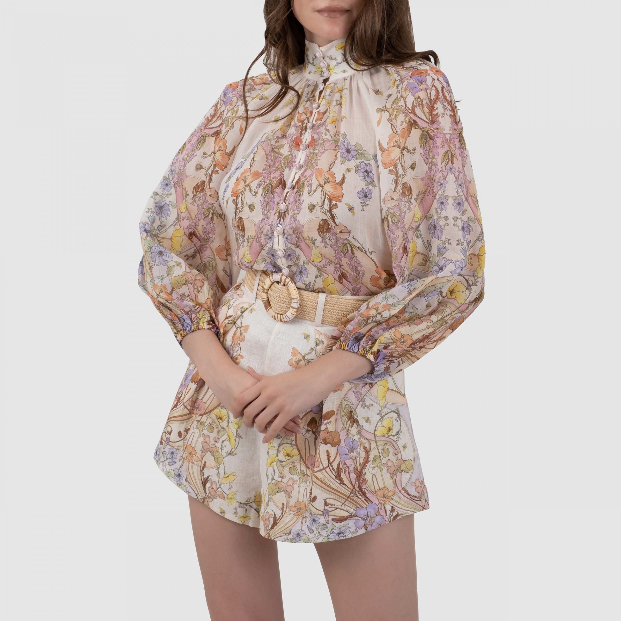 Шорты Zimmermann разноцветные