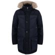 Парка Woolrich темно-синяя