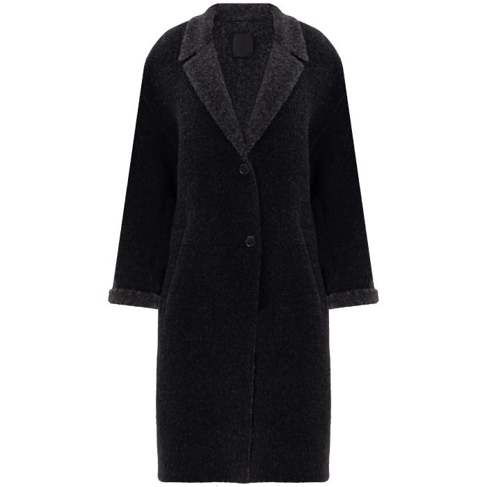 Пальто Givenchy черно-серое