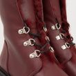 Ботинки на меху Giuseppe Zanotti Phillis бордовые