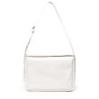 Сумка Jil Sander Flap Messenger Small белая