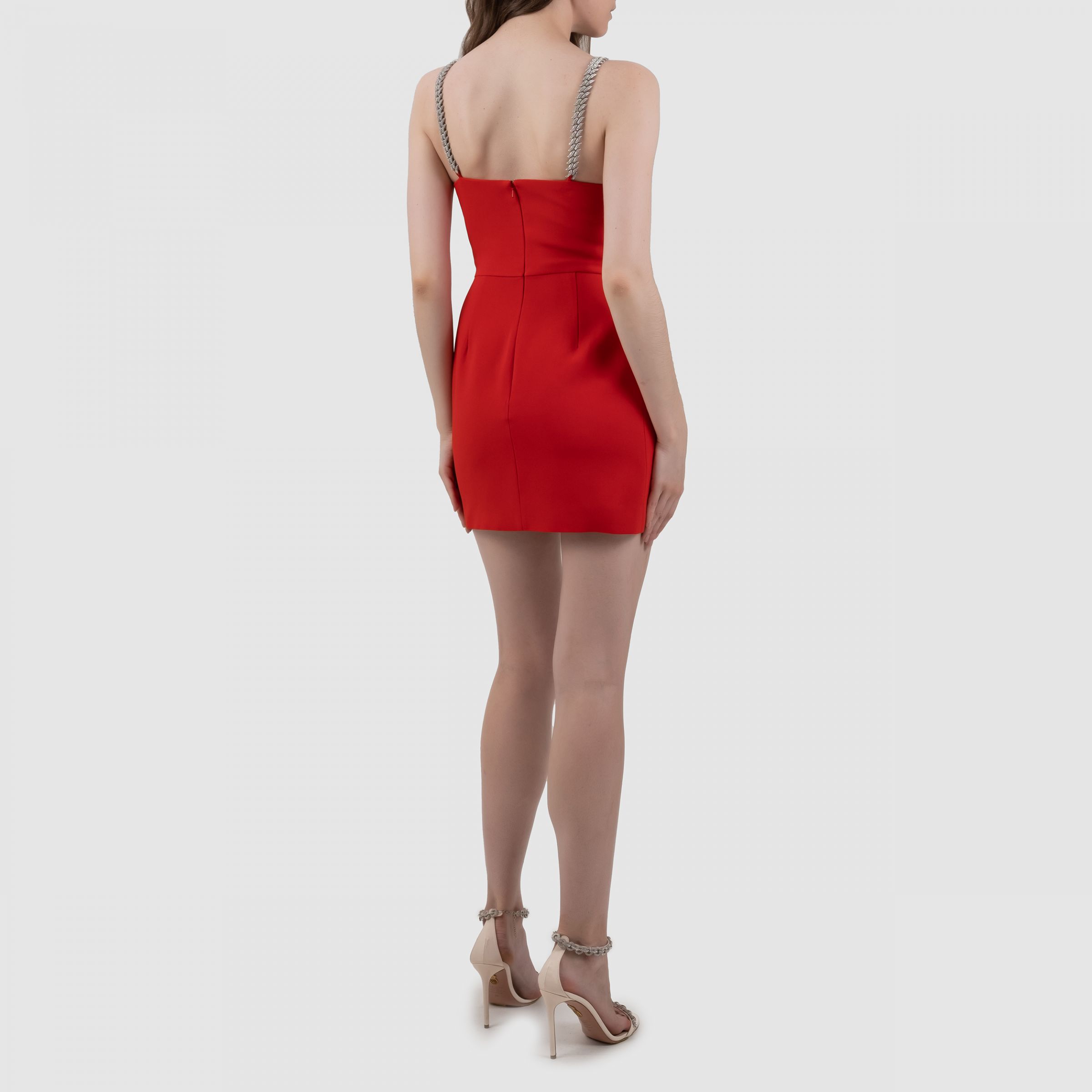 Платье David Koma красное