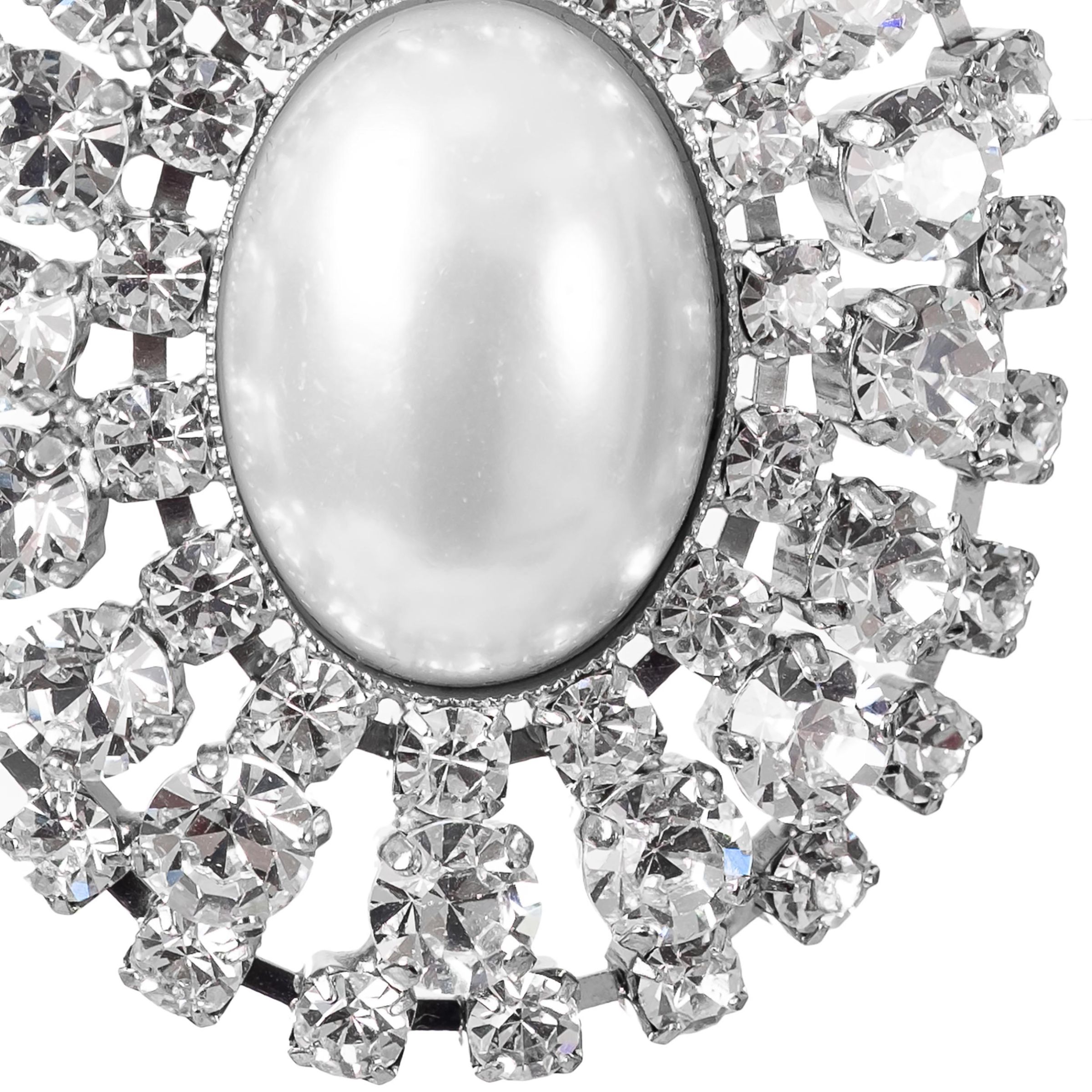 Сережки Alessandra Rich срібні з перлинами